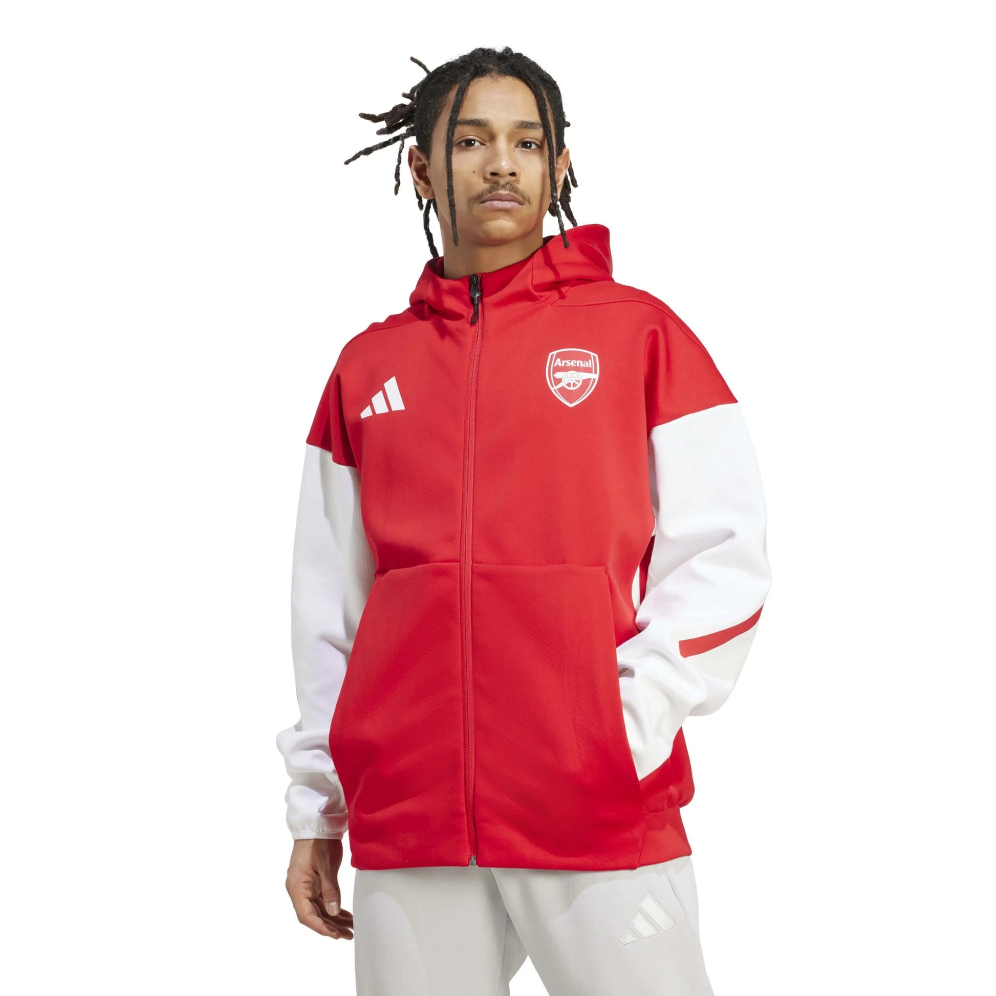 adidas 2025-26 Arsenal Men's Anthem Jacket (Model - Front)