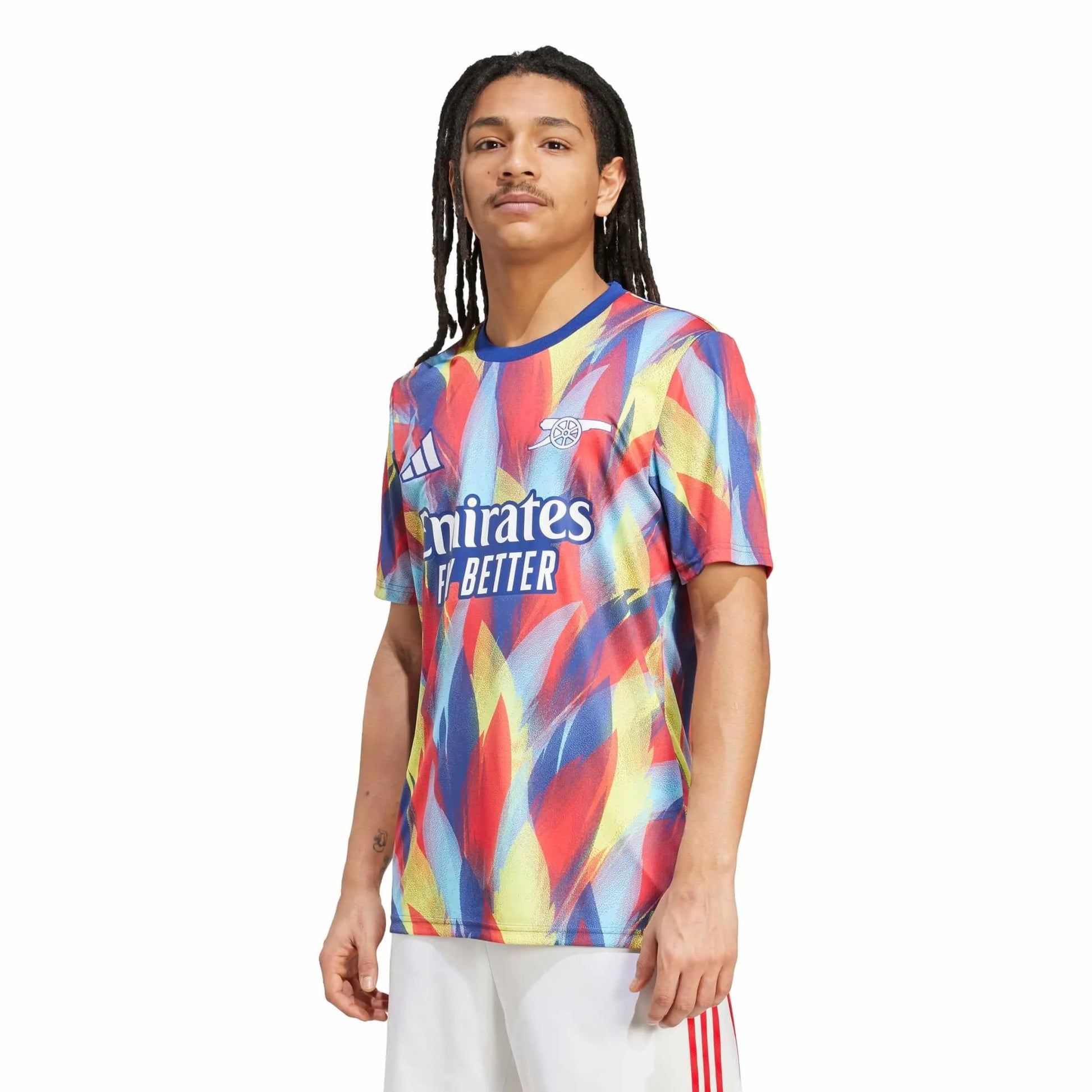adidas 2025-26 Arsenal Men's Pre-Match Soccer Jersey (Model - Front)