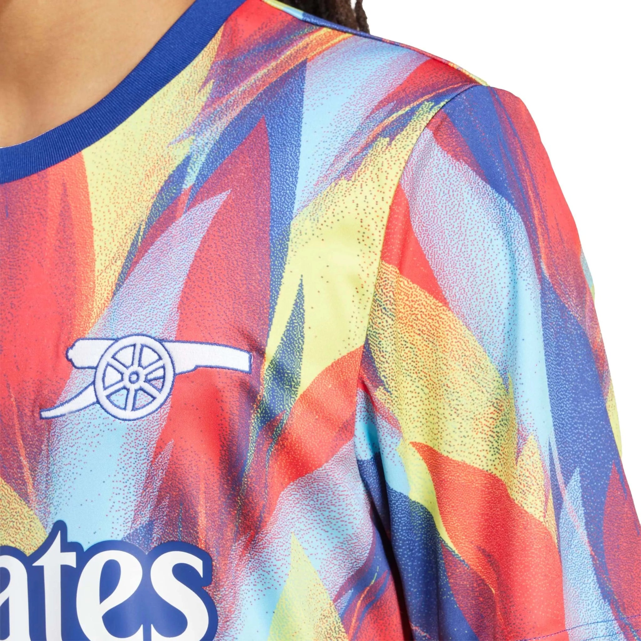 adidas 2025-26 Arsenal Men's Pre-Match Soccer Jersey (Detail 1)