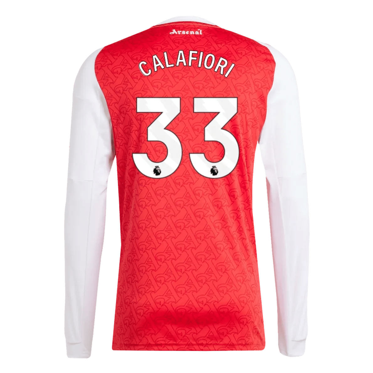 adidas 2025-26 Arsenal Men's Stadium Home Long-Sleeve Soccer Jersey