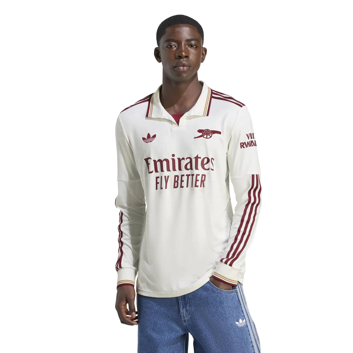 adidas 2025-26 Arsenal Men's Stadium Third Long-Sleeve Soccer adidas 2025-26 Arsenal Men's Stadium Third Long-Sleeve Soccer