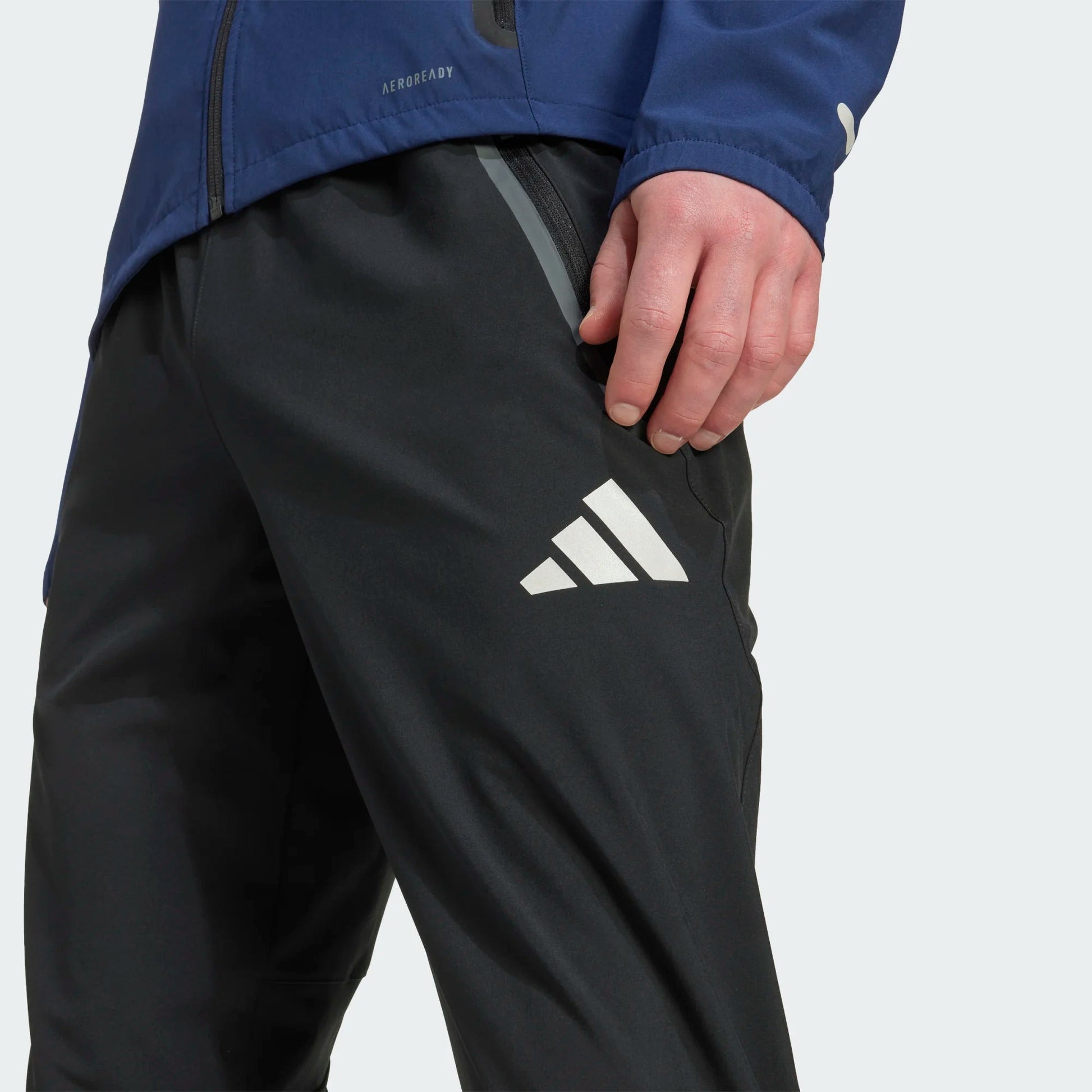 adidas 2025-26 Arsenal Men's Tiro 25 Competition Vis Tech Travel Pants (Detail 1)