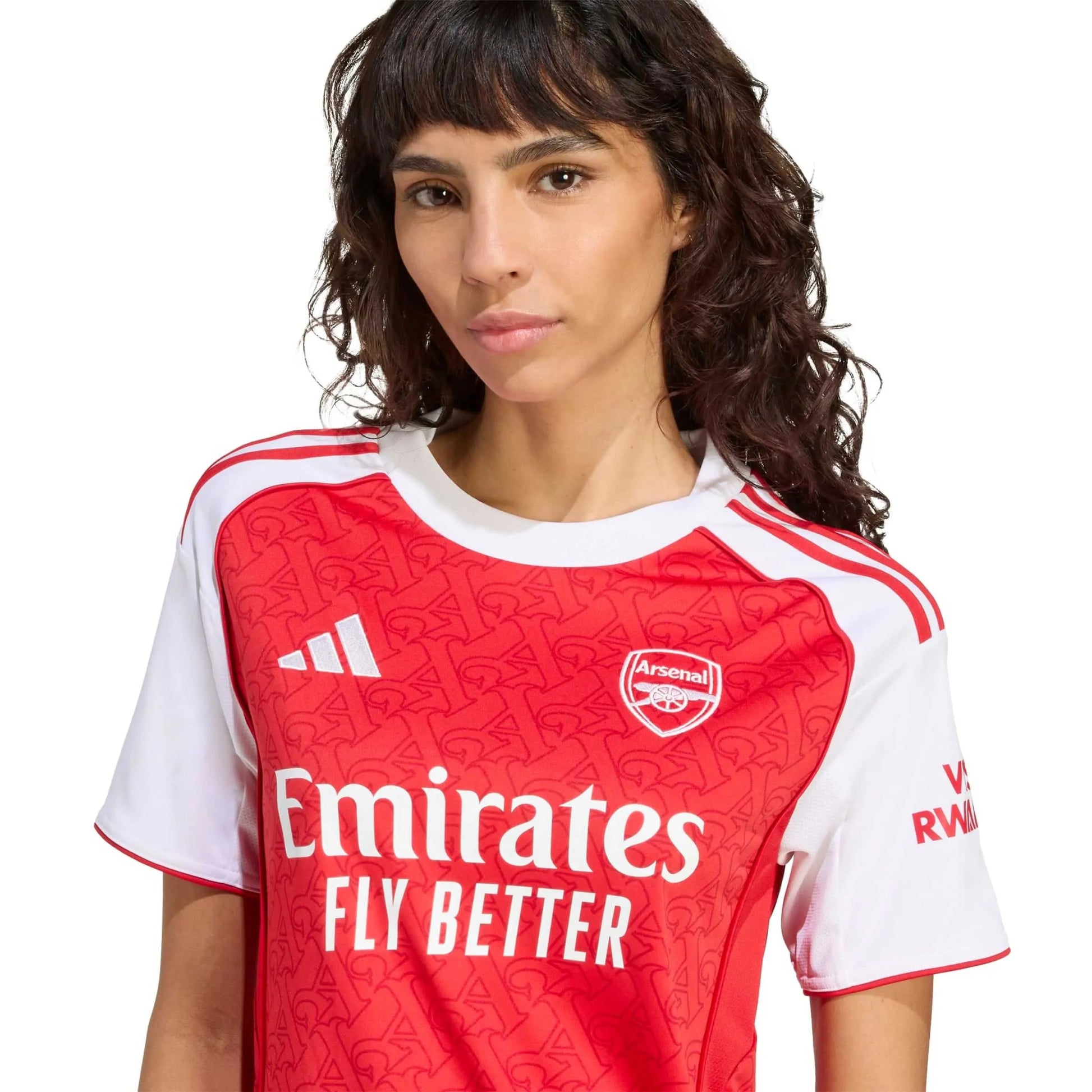 adidas 2025-26 Arsenal Women Stadium Home Soccer Jersey (Detail 1)