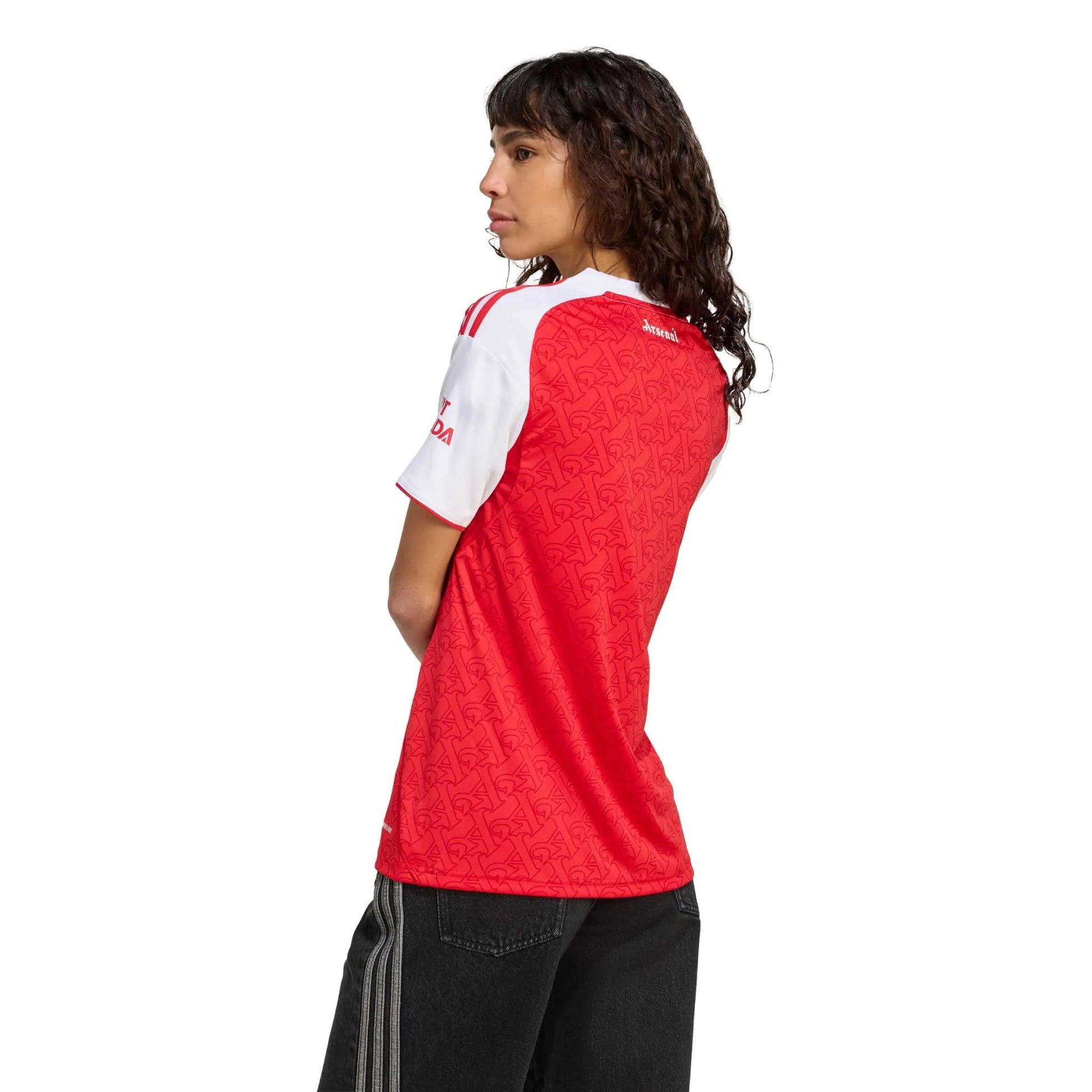 adidas 2025-26 Arsenal Women Stadium Home Soccer Jersey (Model - Back)