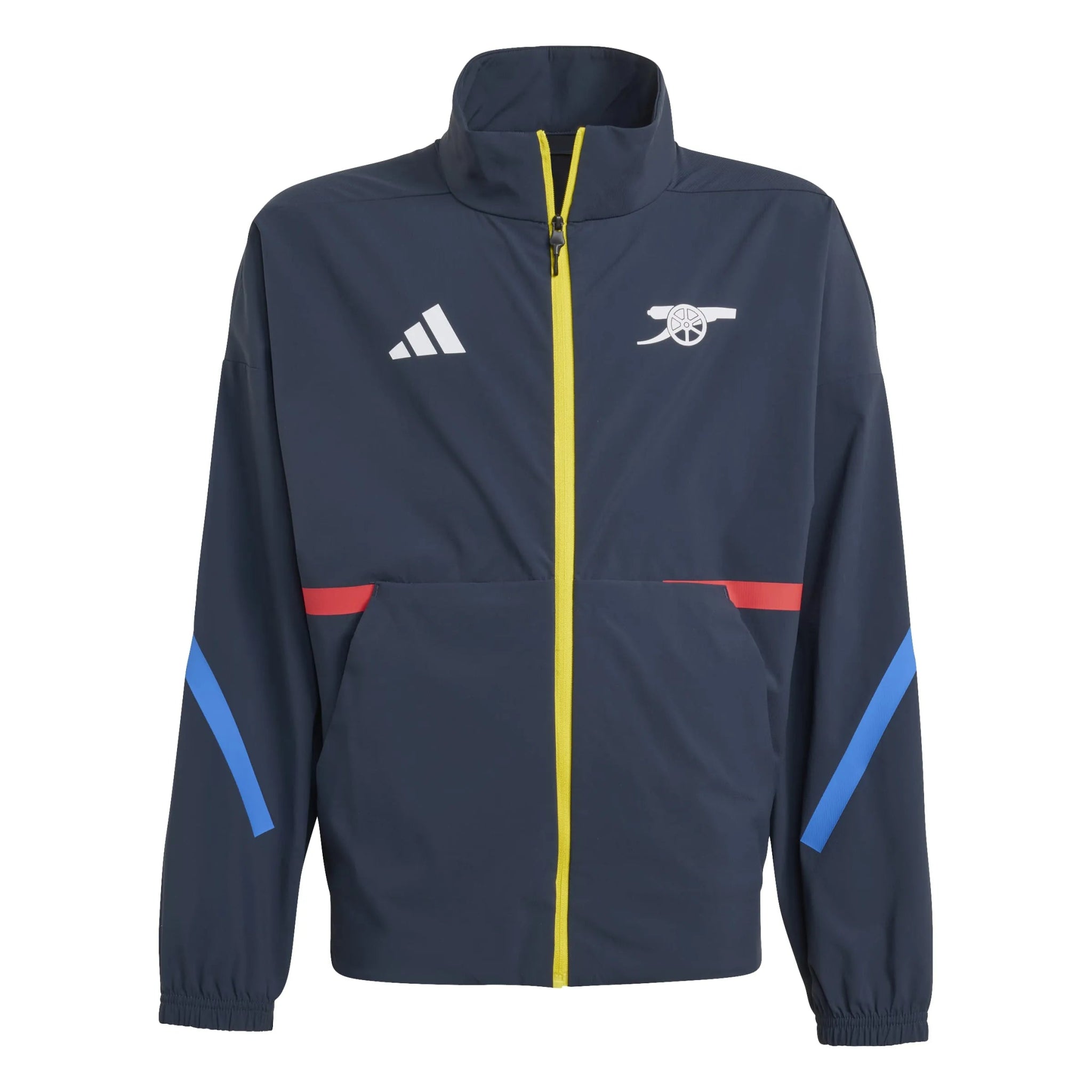 adidas 2025-26 Arsenal Youth Anthem Jacket Night Navy (Front)