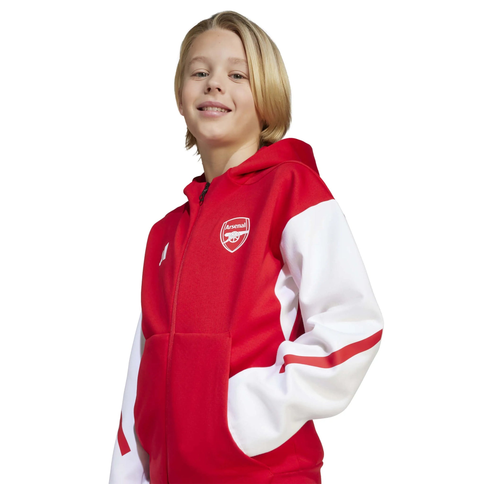 adidas 2025-26 Arsenal Youth Anthem Jacket (Detail 1)