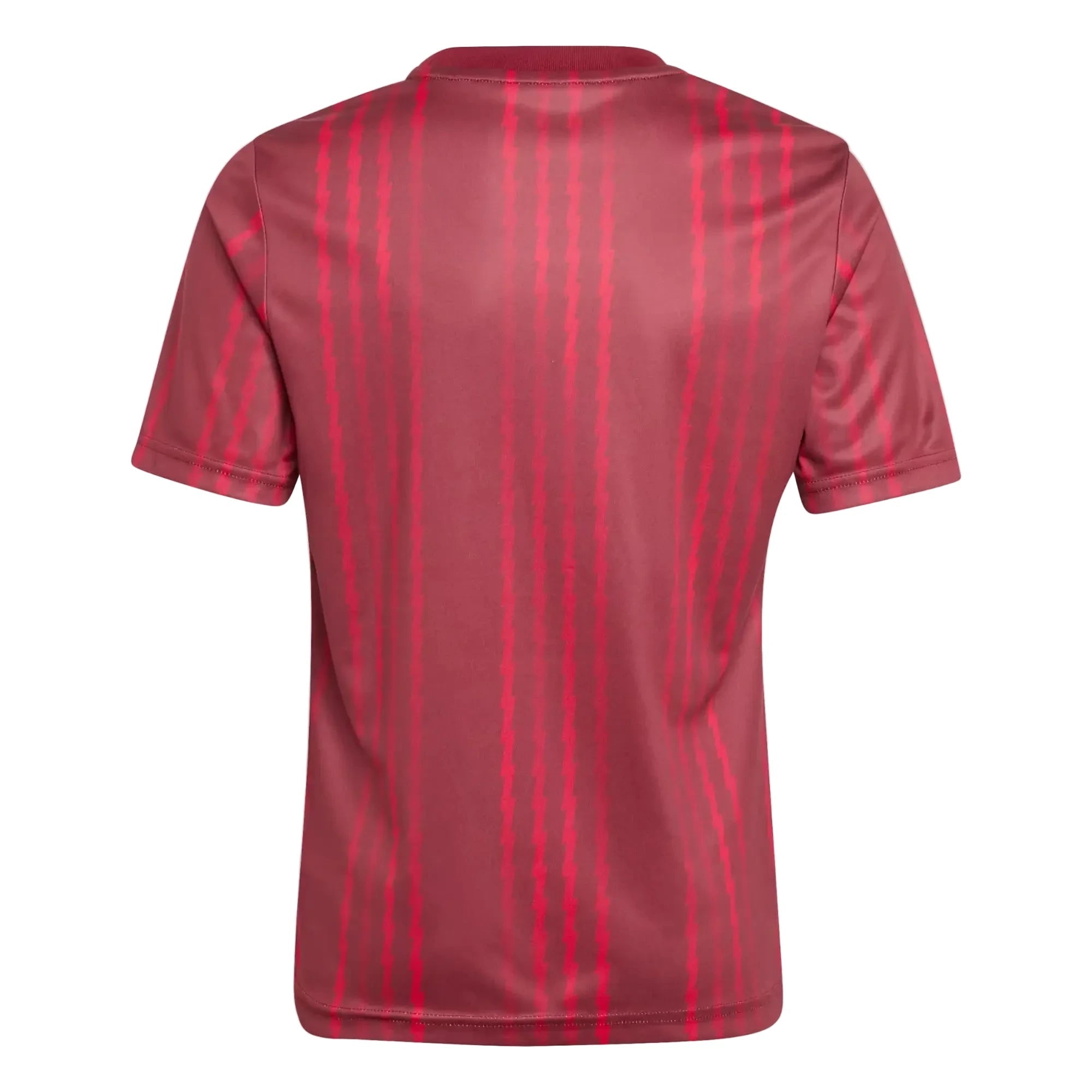 adidas 2025-26 Arsenal Youth Pre-Match Soccer Jersey Team Coll Burgundy 2 / Pure Ruby (Back)