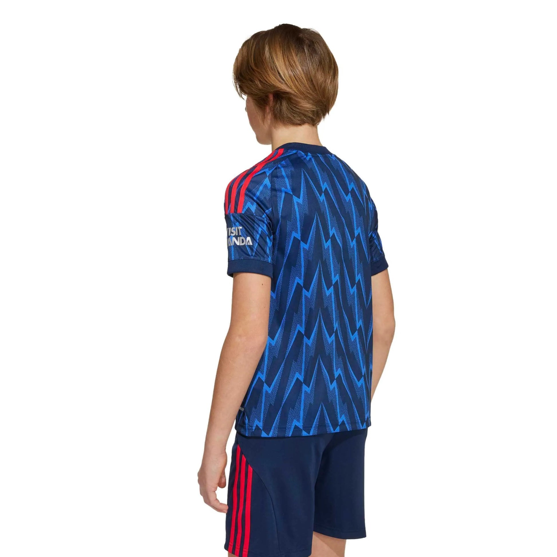 adidas 2025-26 Arsenal Youth Stadium Away Soccer Jersey (Model - Back)