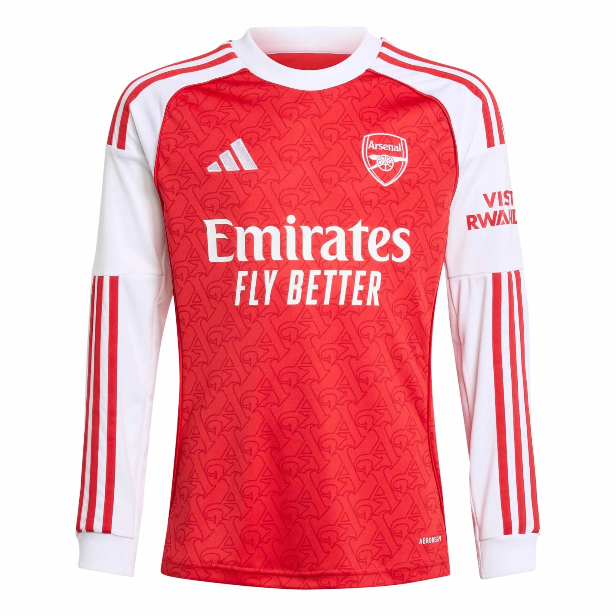 adidas 2025-26 Arsenal Youth Stadium Home Long-Sleeve Soccer