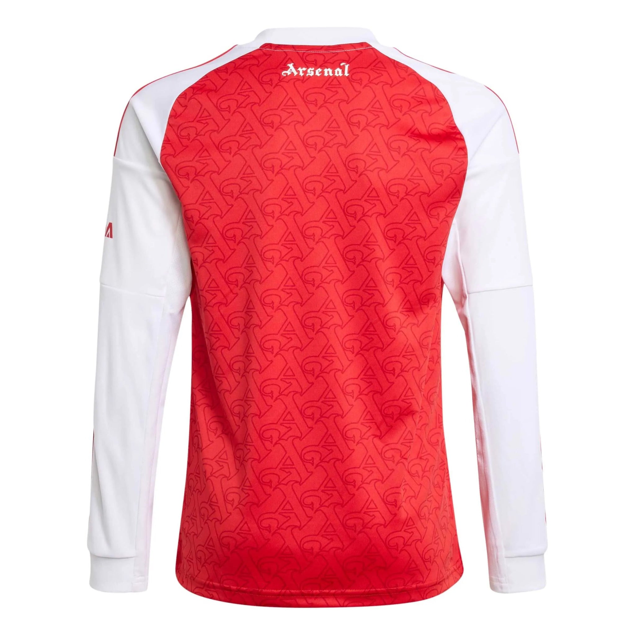 adidas 2025-26 Arsenal Youth Stadium Home Long-Sleeve Soccer Jersey (Back)