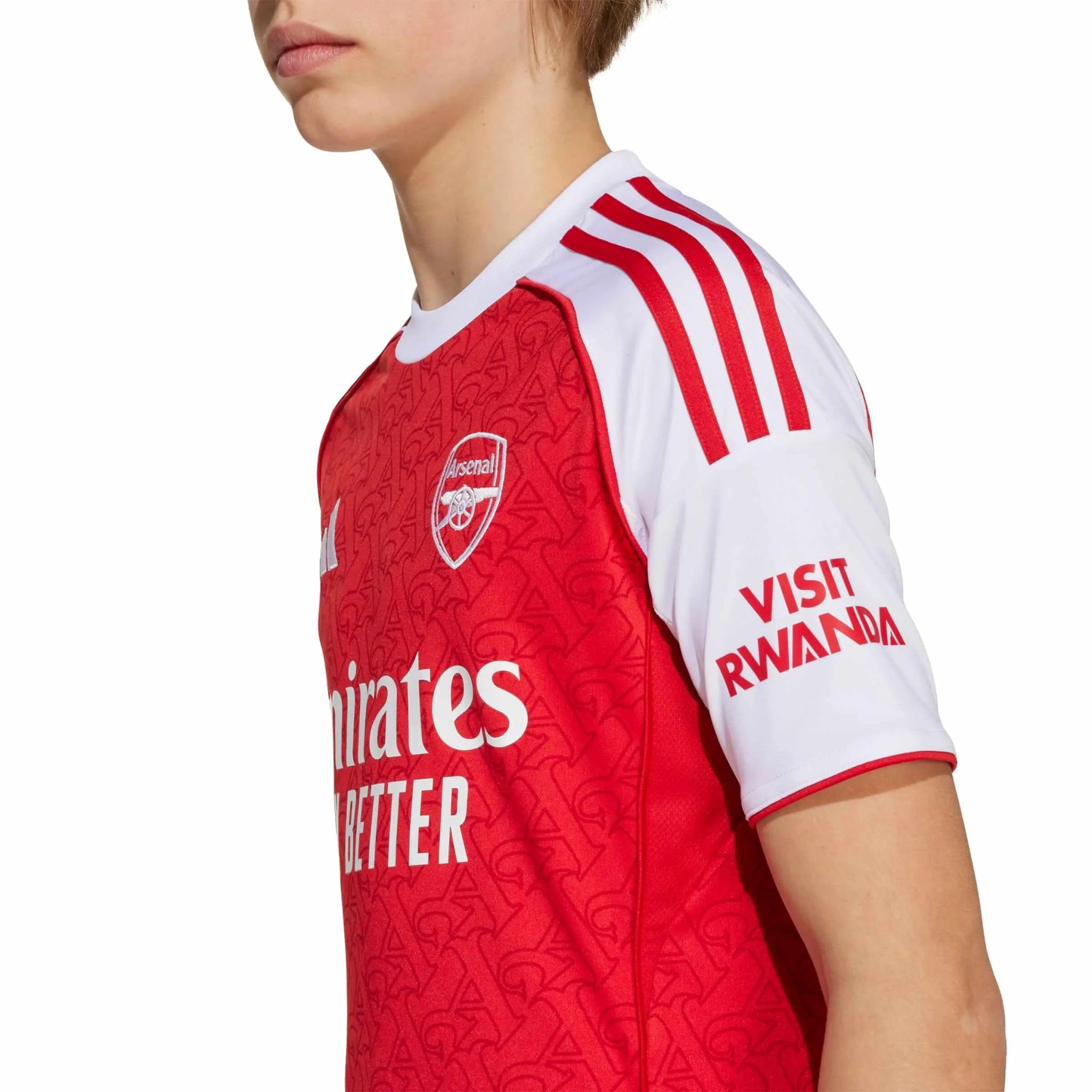 adidas 2025-26 Arsenal Youth Stadium Home Soccer Jersey (Detail 2)