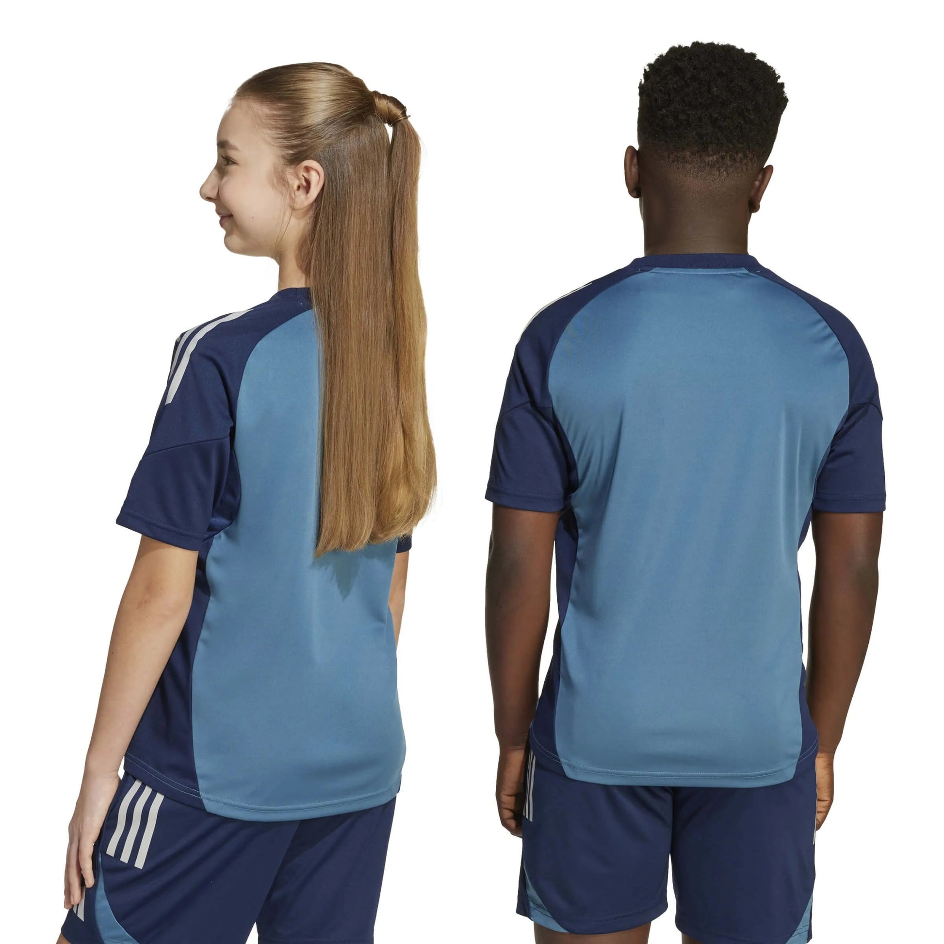 adidas 2025-26 Arsenal Youth Training Soccer Jersey (Models - Back)