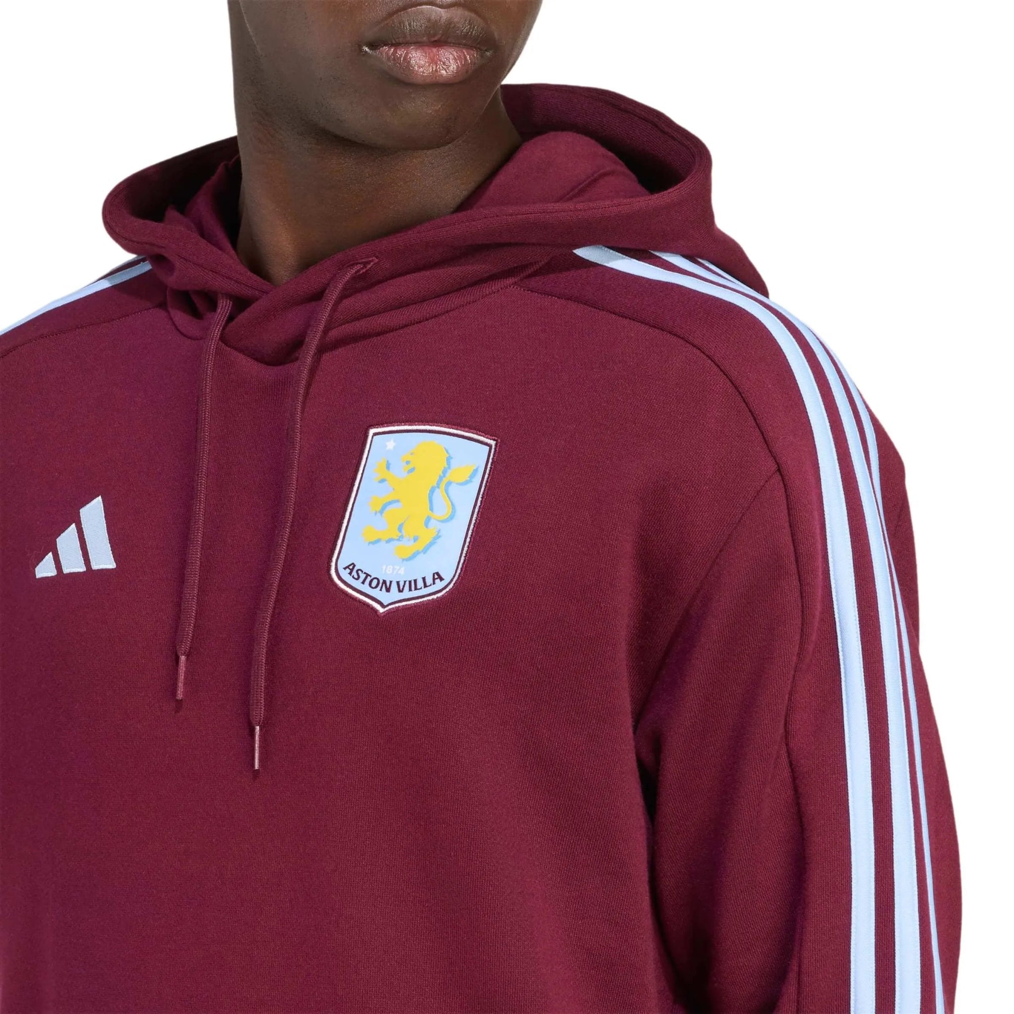 adidas 2025-26 Aston Villa Men's DNA Hoodie (Detail 1)