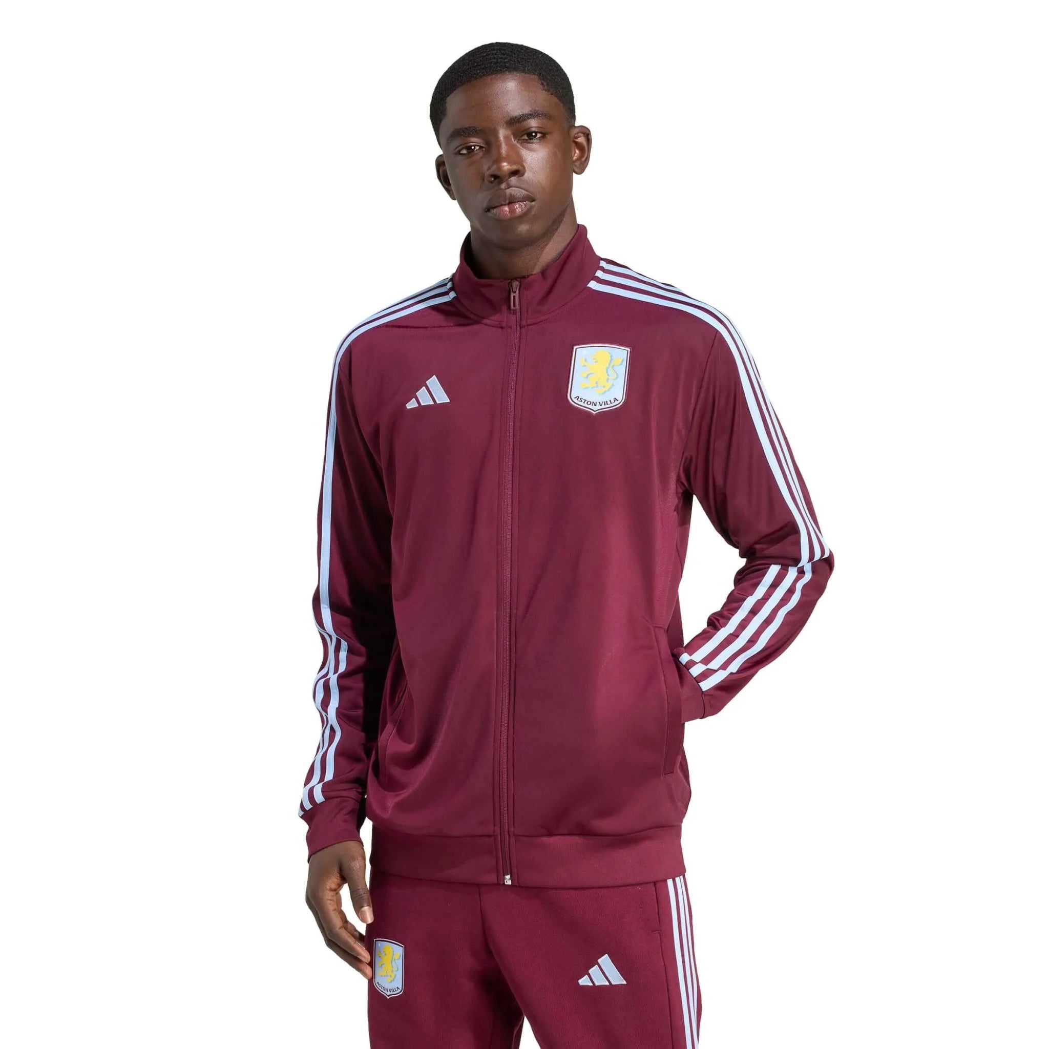adidas 2025-26 Aston Villa Men's DNA Track Top (Model - Front)