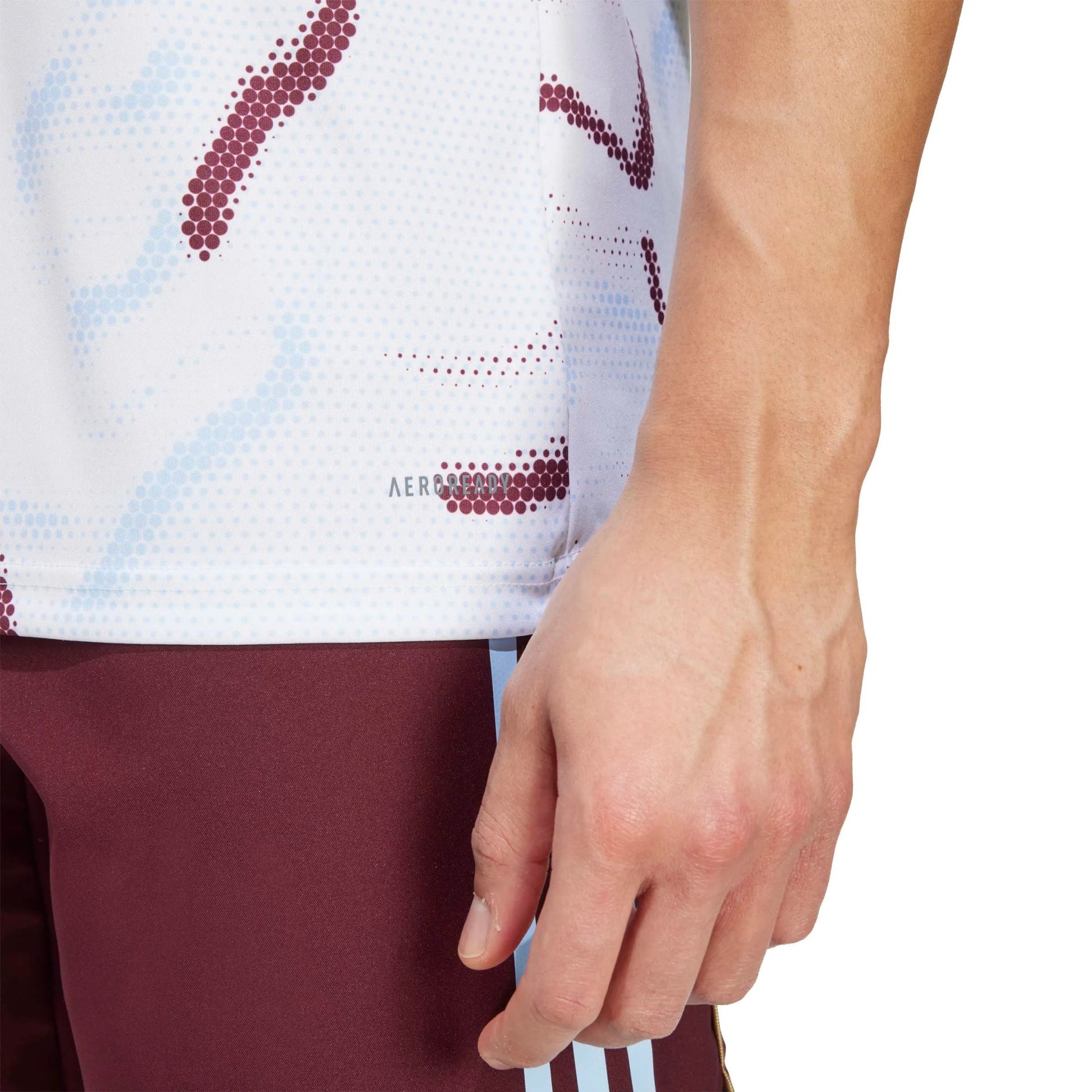 adidas 2025-26 Aston Villa Men's Pre-Match Soccer Jersey (Detail 2)