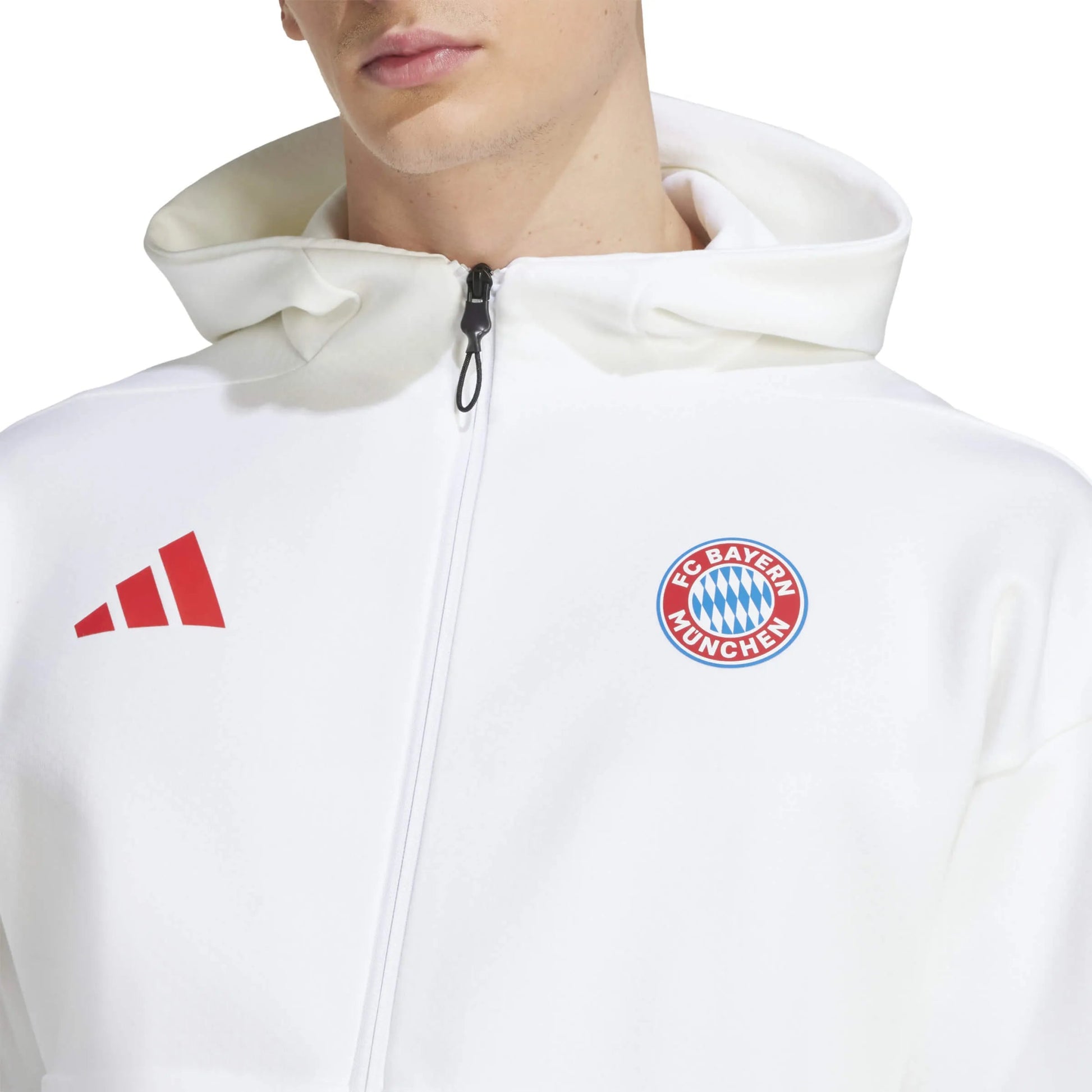 adidas 2025-26 Bayern Munich Men's Anthem Jacket (Detail 1)