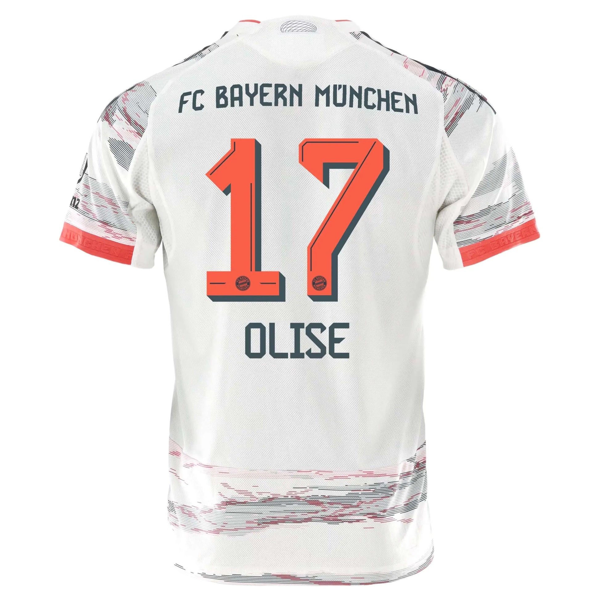 adidas 2025-26 Bayern Munich Men's Authentic Away Soccer Jersey (Olise)