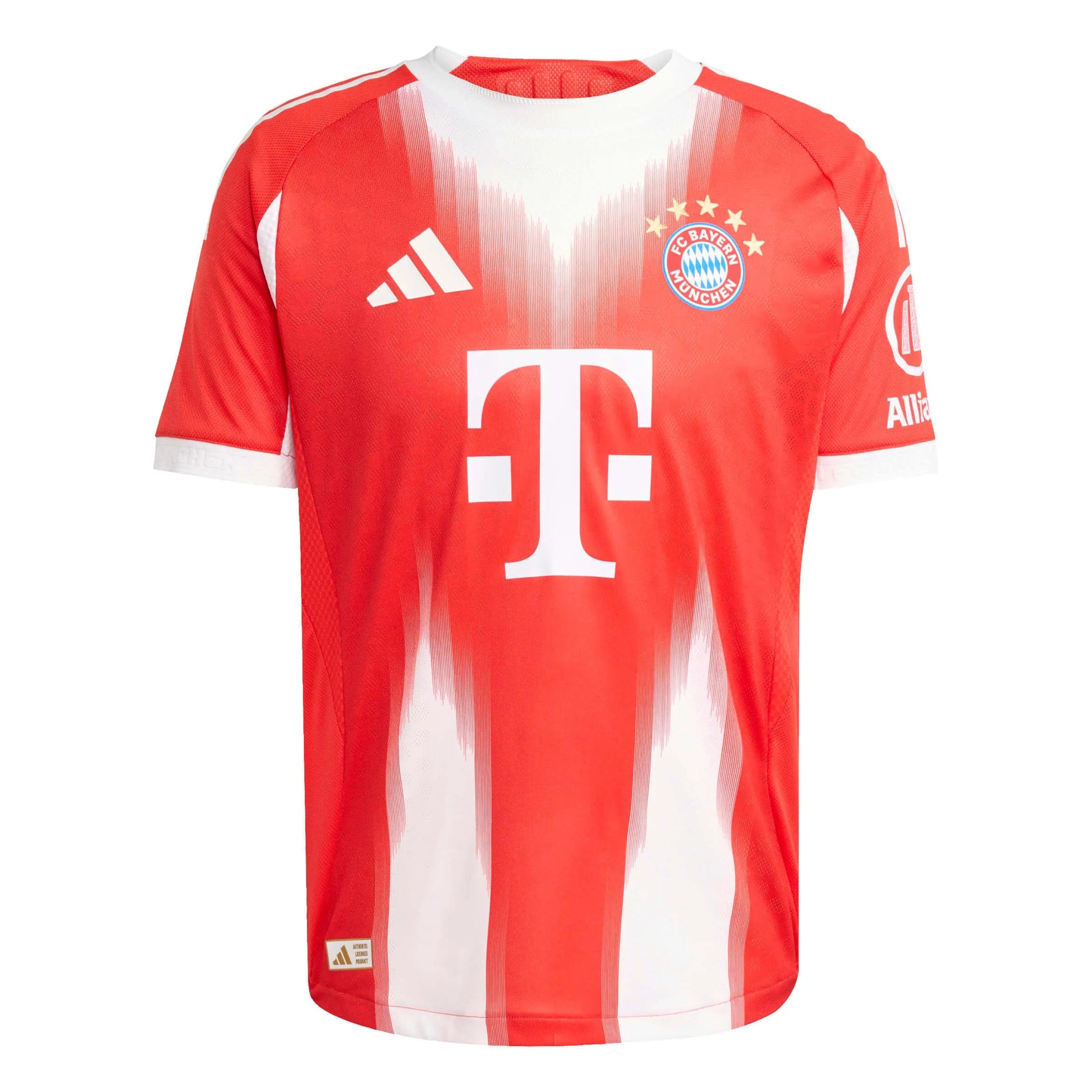 adidas 2025-26 Bayern Munich Men's Authentic Home Soccer Jersey (Front)