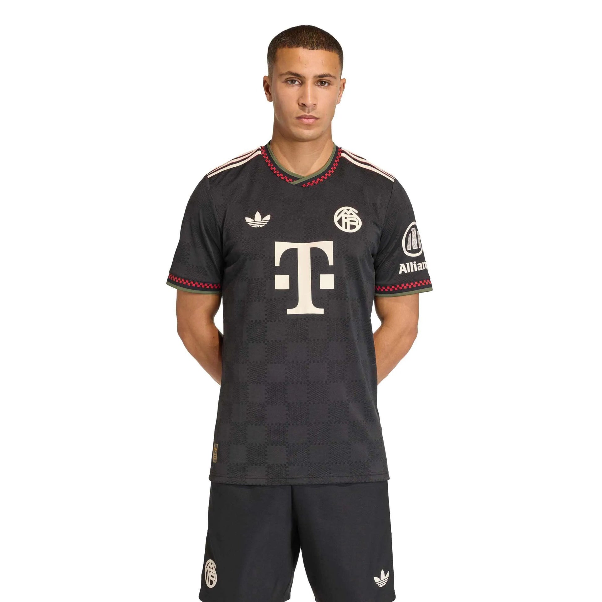 adidas 2025-26 Bayern Munich Men's Authentic Third Soccer Jersey (Model - Front)