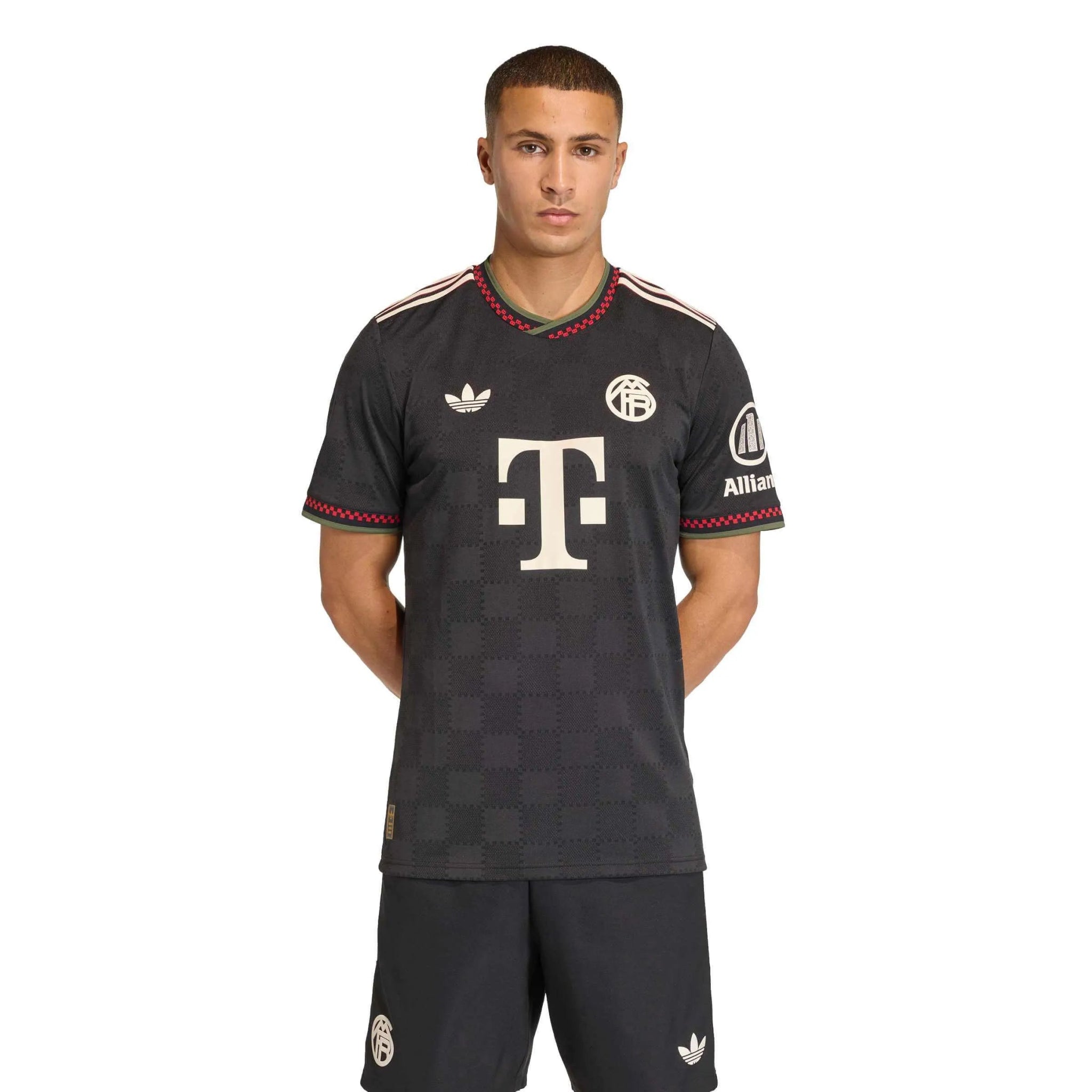 adidas 2025-26 Bayern Munich Men's Authentic Third Soccer Jersey (Model - Front)
