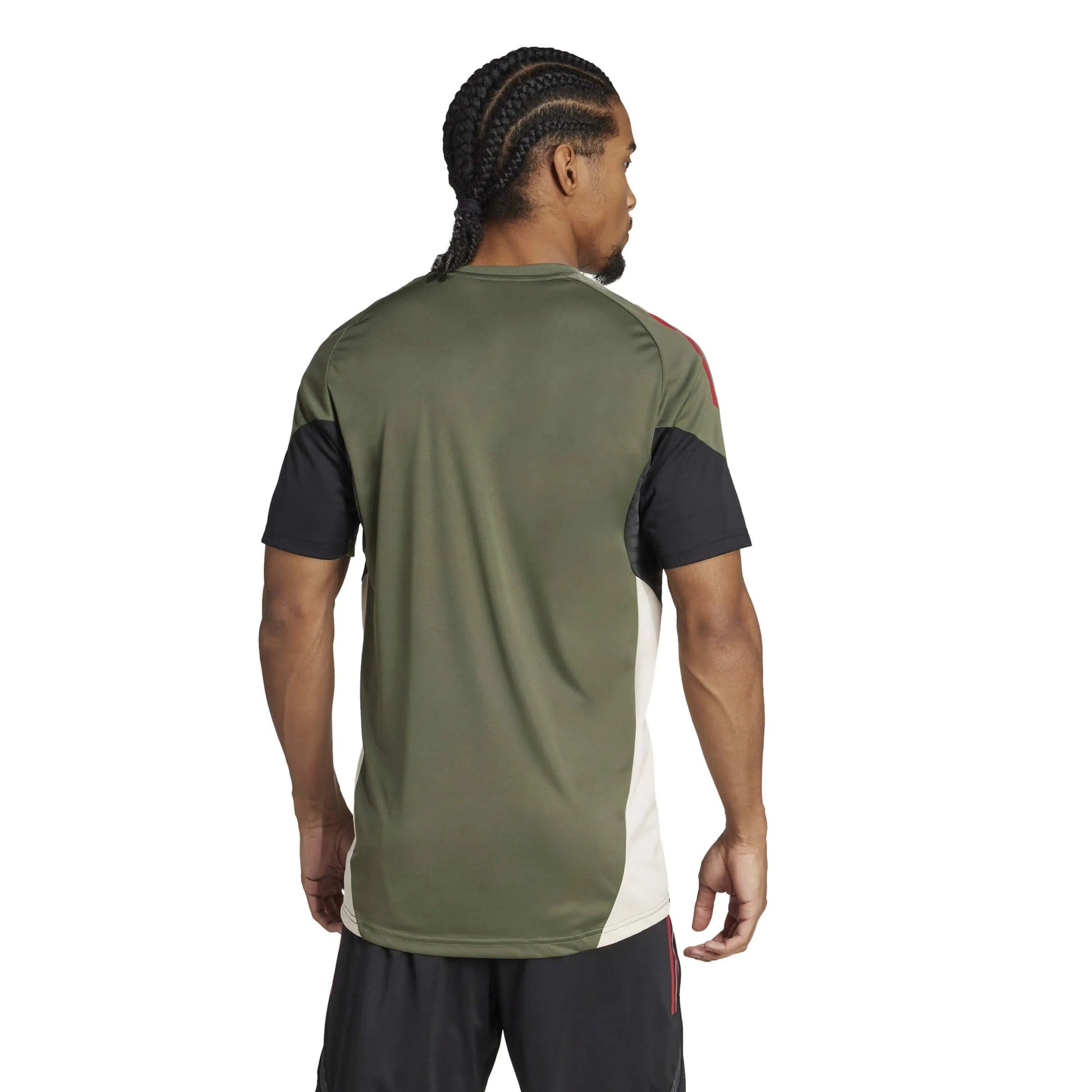 adidas 2025-26 Bayern Munich Men's EU Training Soccer Jersey (Model - Back)