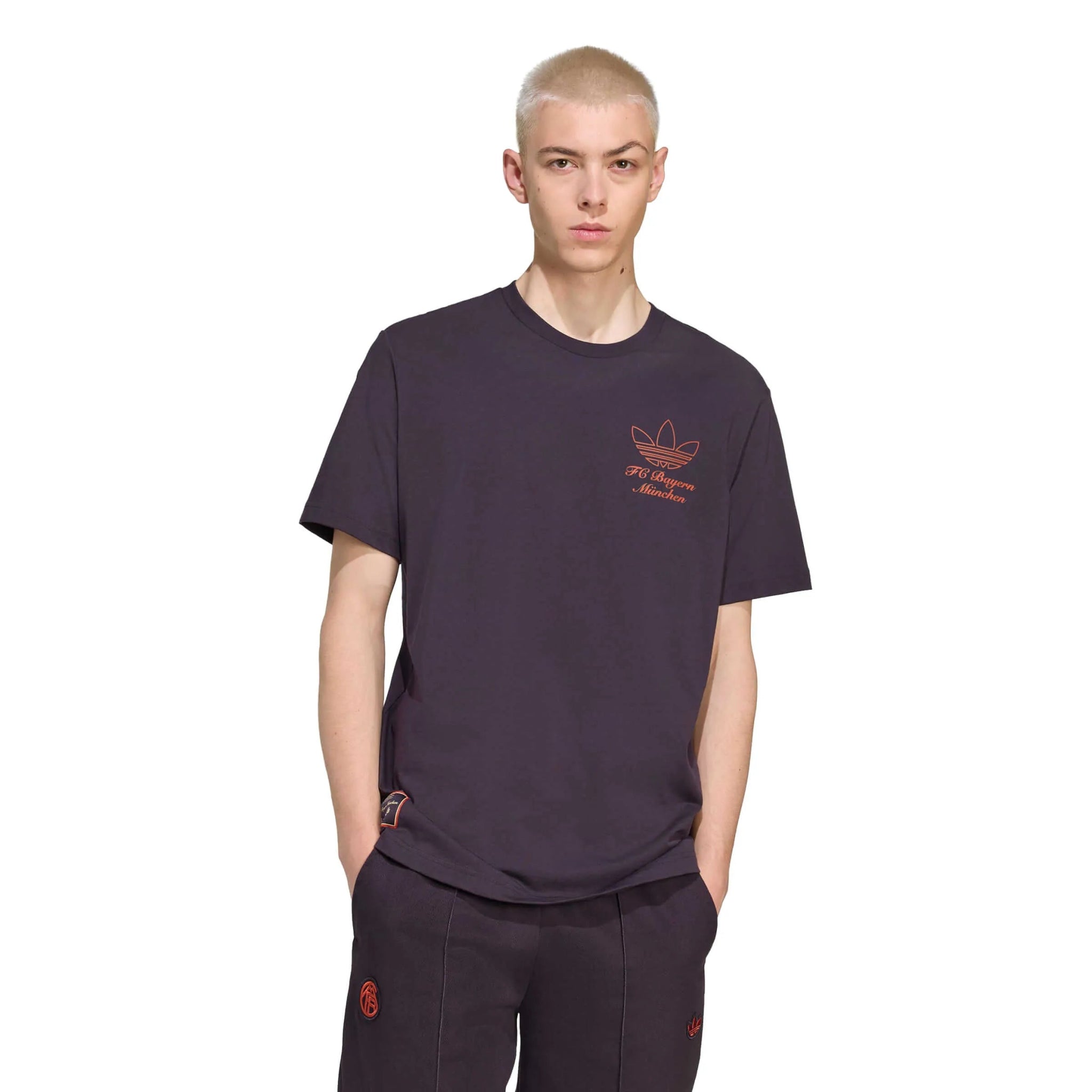 adidas 2025-26 Bayern Munich Men's Icon Graphic Tee (Model - Front)