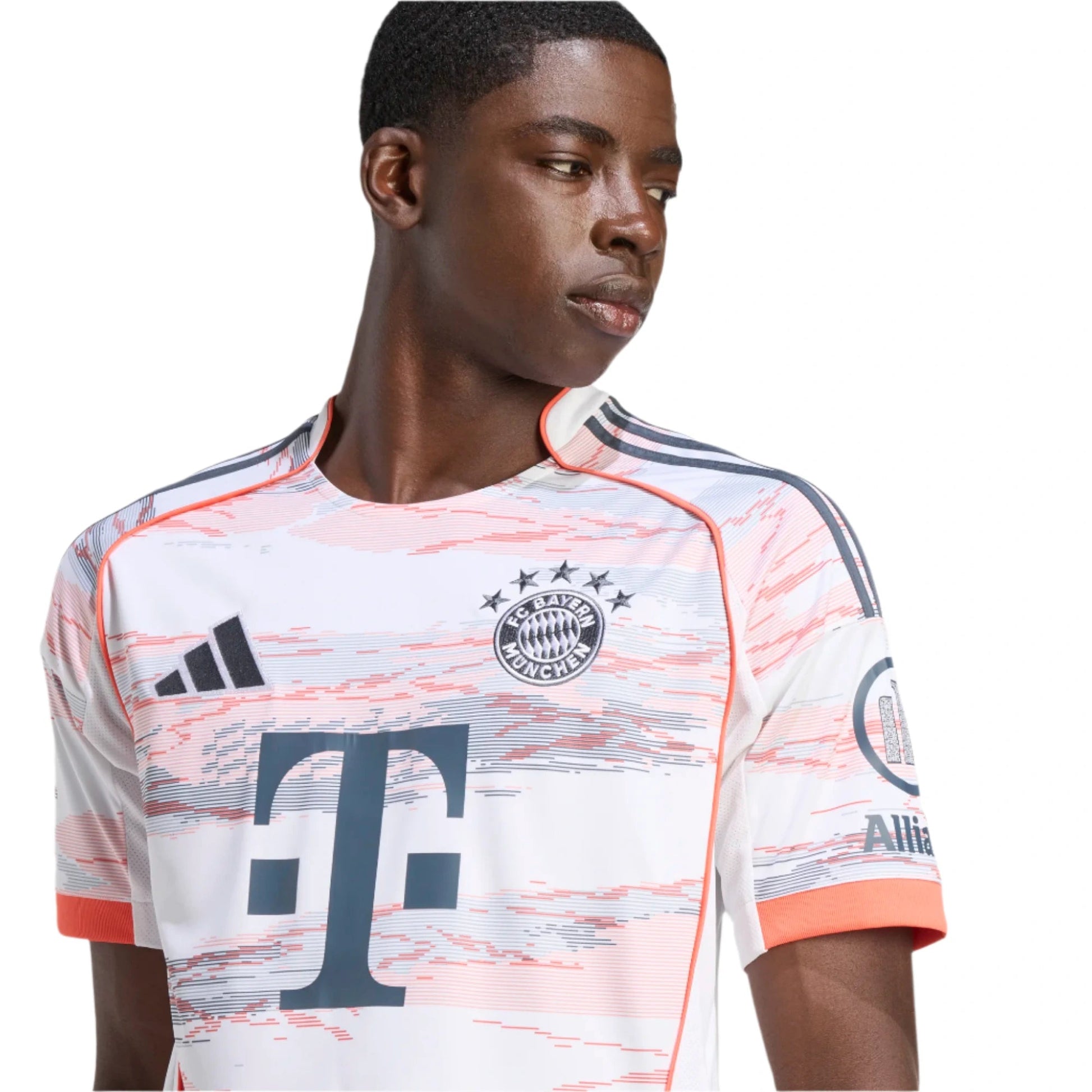 adidas 2025-26 Bayern Munich Men's Away Soccer Jersey (Detail 1)