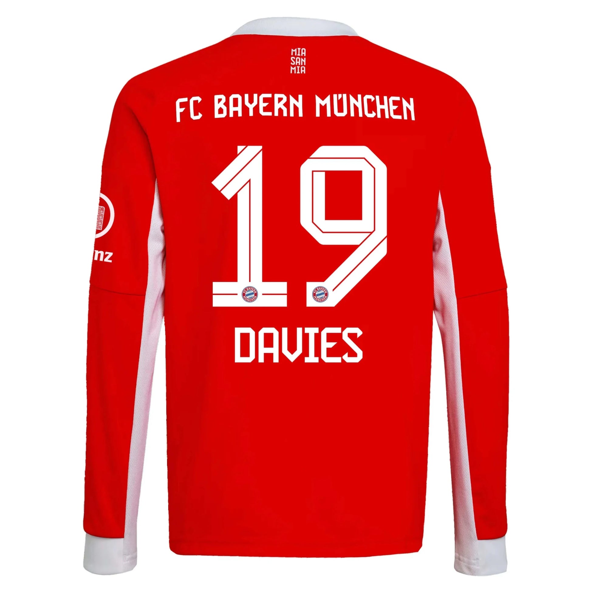 adidas 2025-26 Bayern Munich Men's Stadium Home Long-Sleeve Soccer