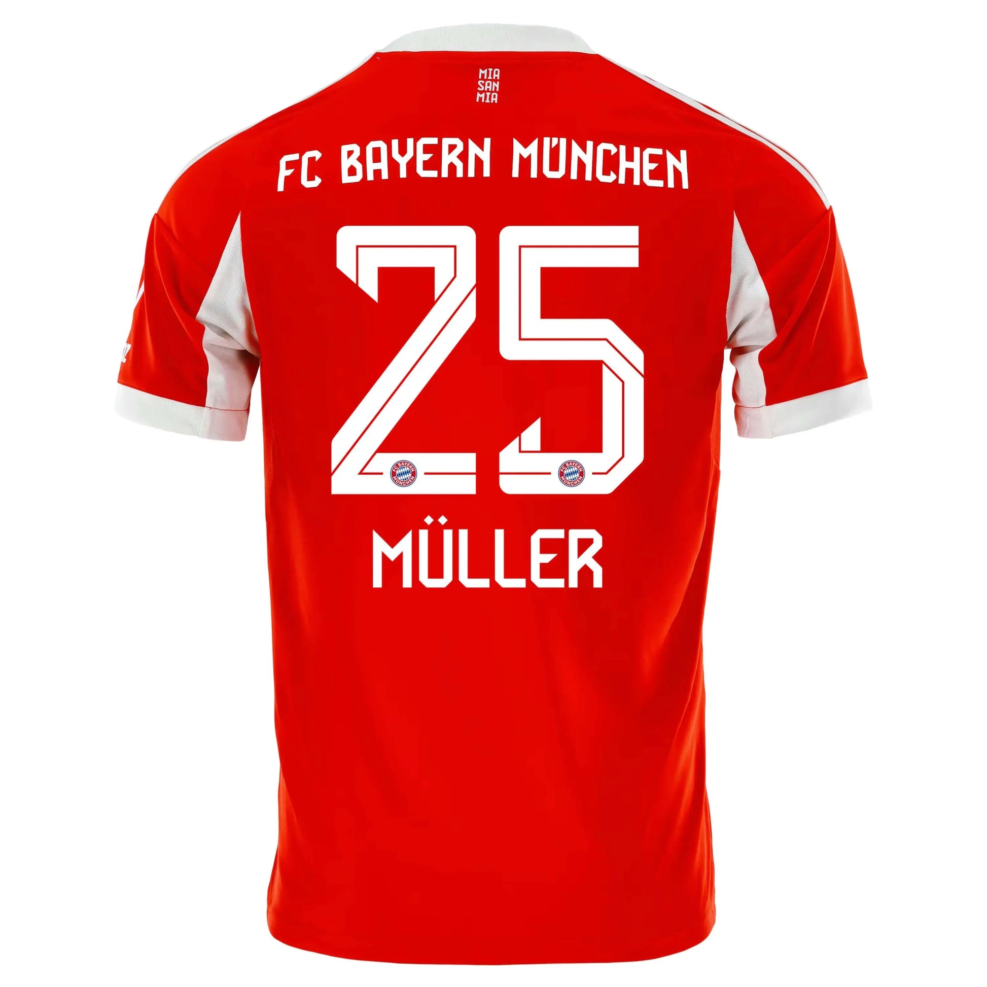 adidas 2025-26 Bayern Munich Men's Stadium Home Soccer Jersey (Muller)