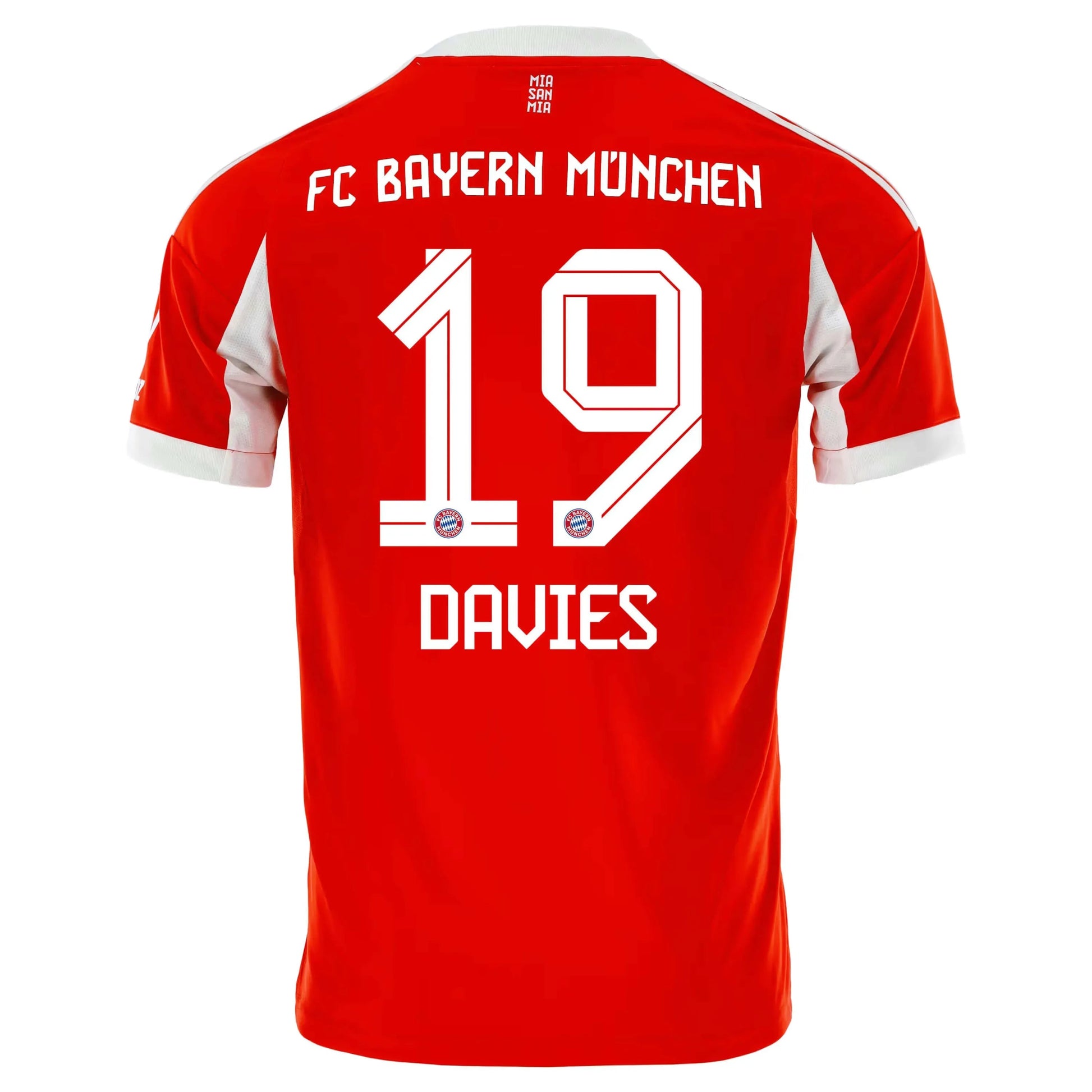adidas 2025-26 Bayern Munich Men's Stadium Home Soccer Jersey (Davies)