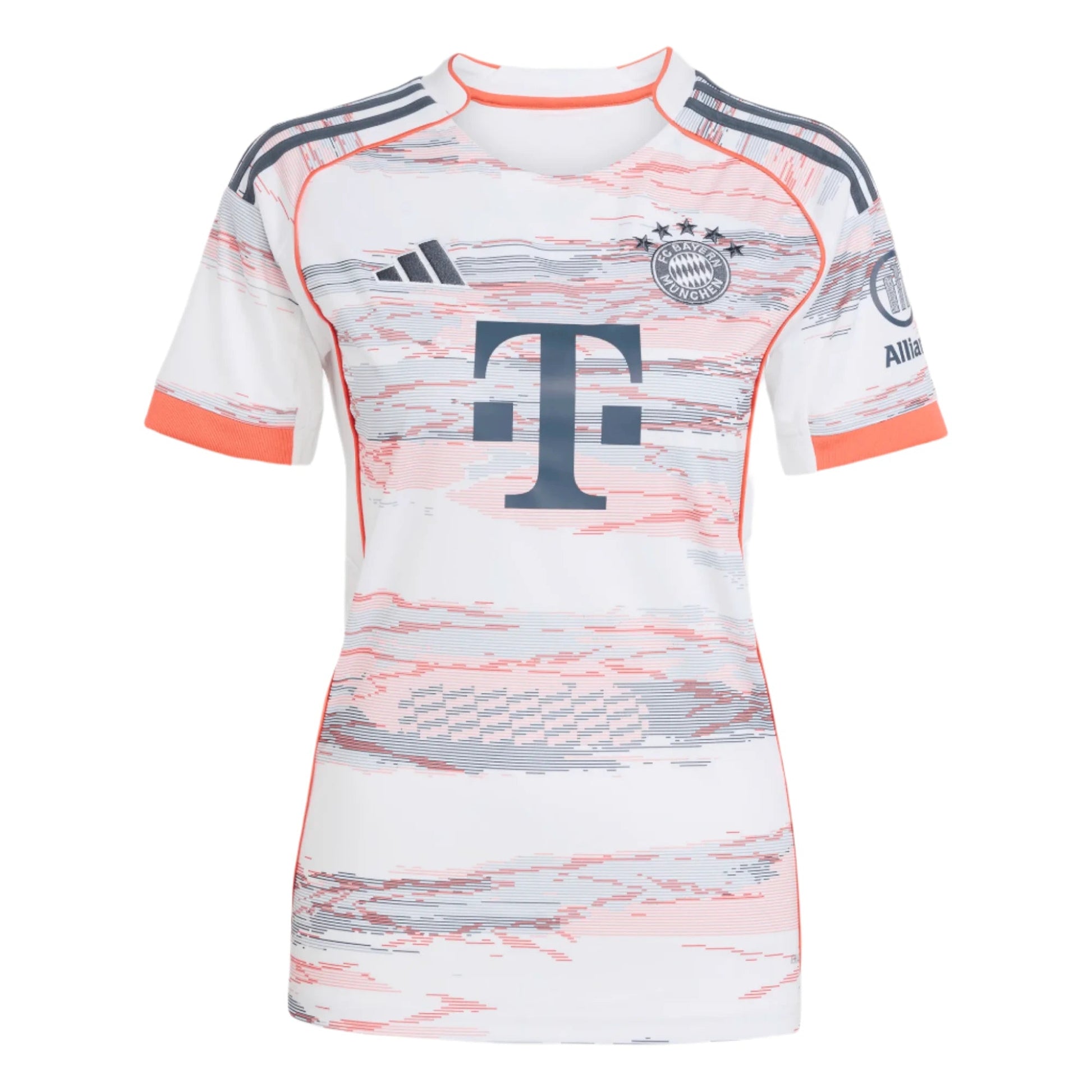 adidas 2025-26 Bayern Munich Women's Stadium Away Soccer Jersey (Front)