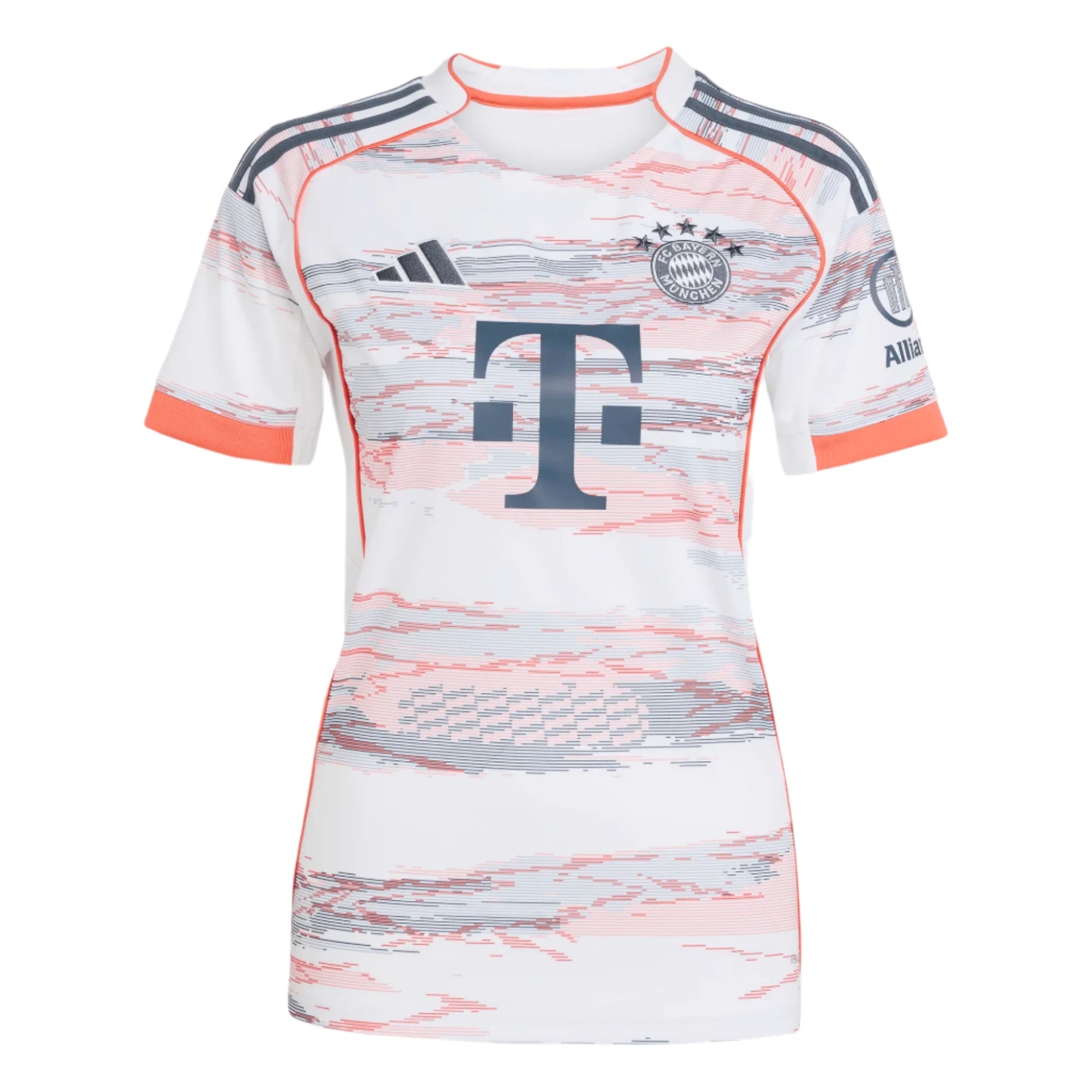 adidas 2025-26 Bayern Munich Women's Stadium Away Soccer Jersey (Front)