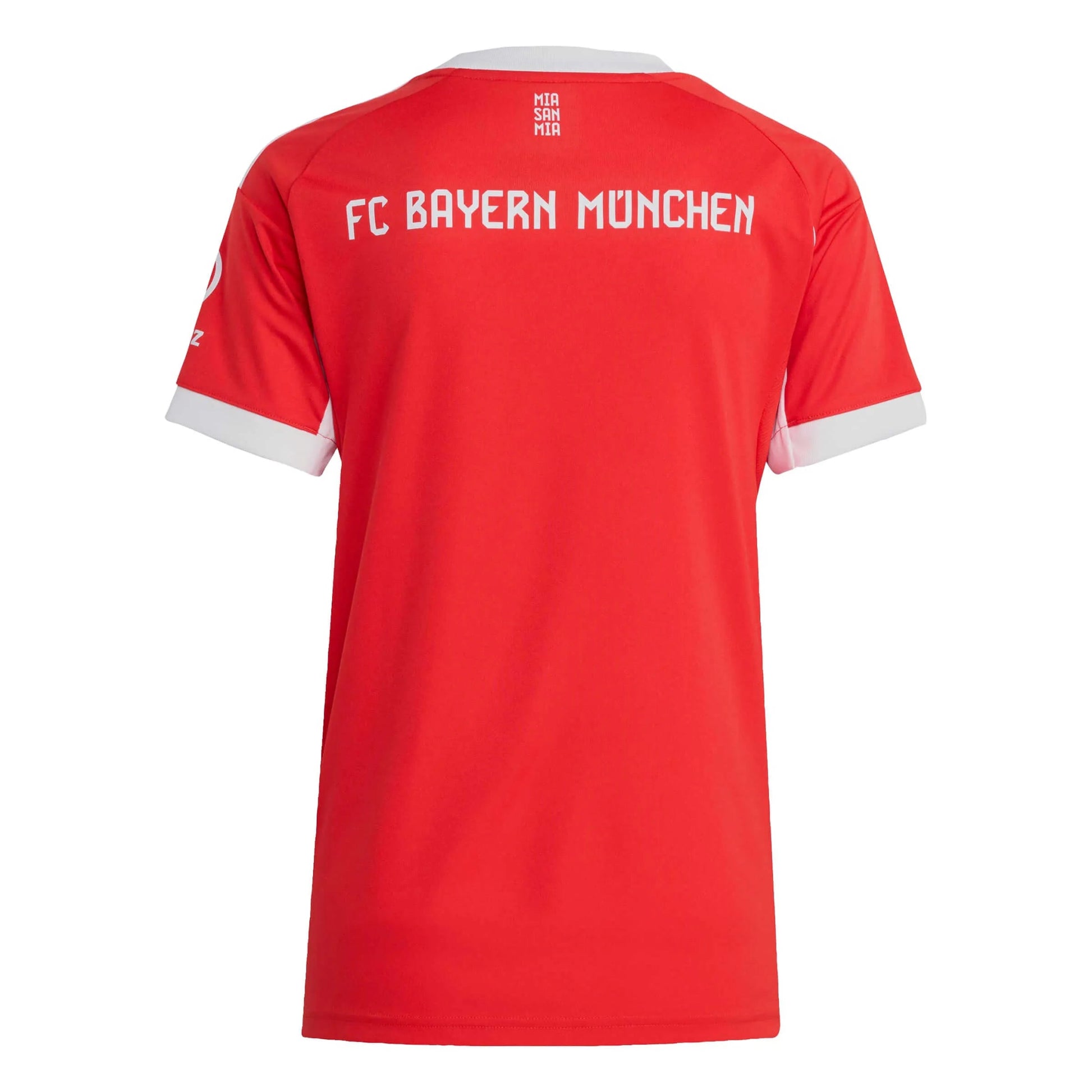adidas 2025-26 Bayern Munich Women's Stadium Home Soccer Jersey (Back)