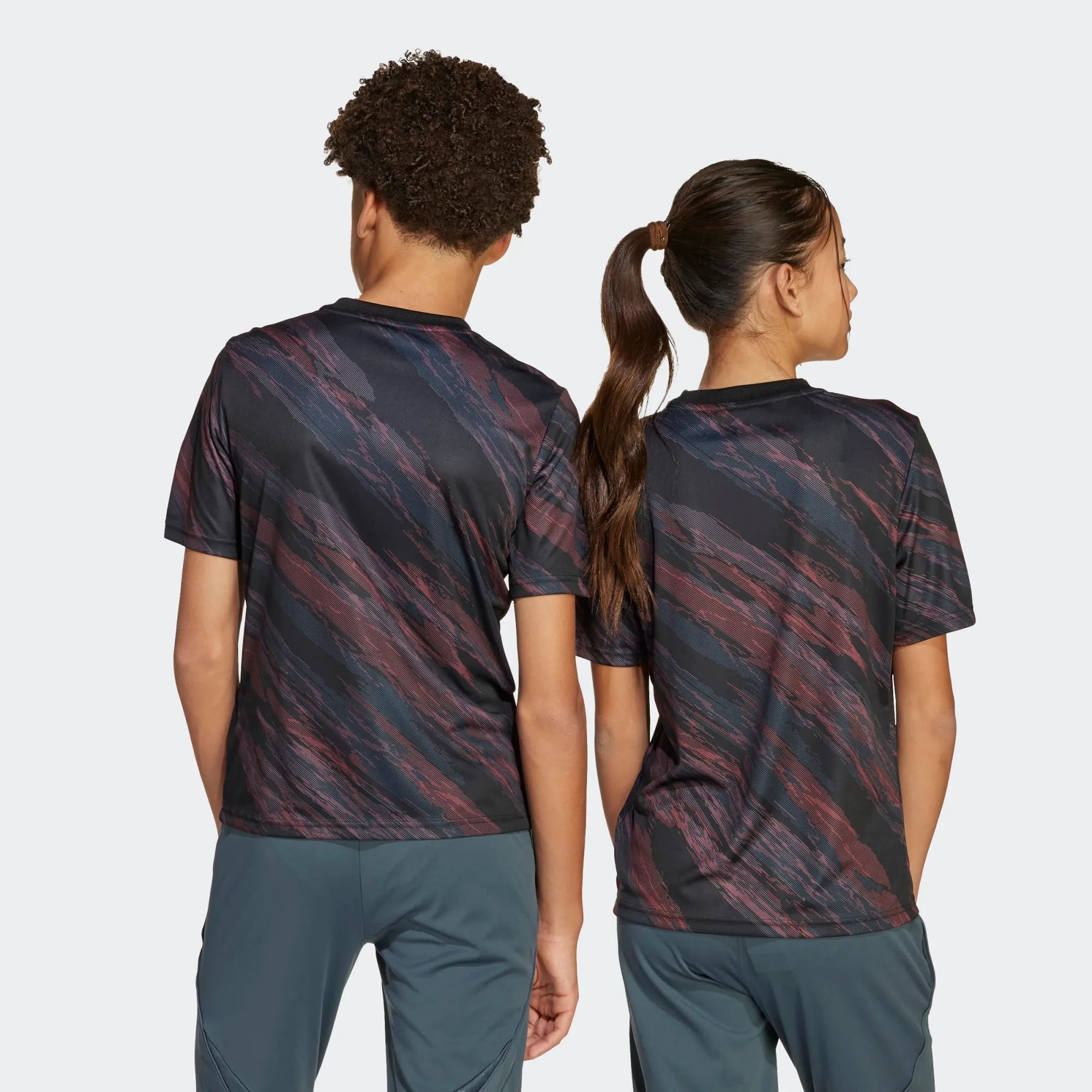 adidas 2025-26 Bayern Munich Youth Pre-Match Soccer Jersey (Models - Back)