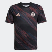 adidas 2025-26 Bayern Munich Youth Pre-Match Soccer Jersey (Front)