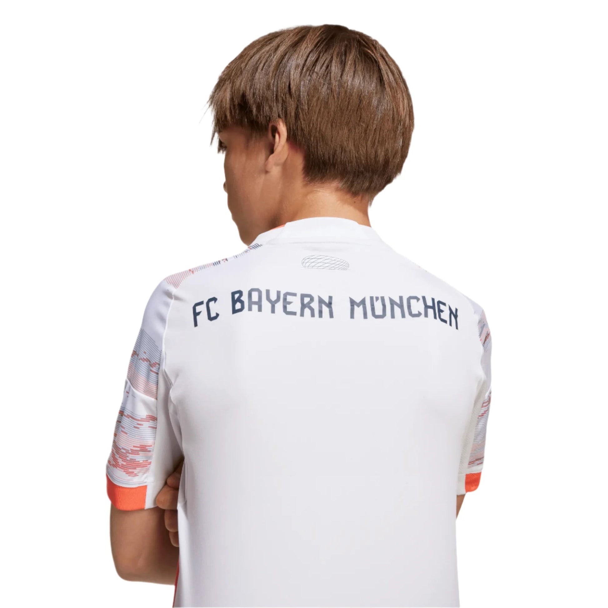 adidas 2025-26 Bayern Munich Youth Stadium Away Soccer Jersey (Detail 2)