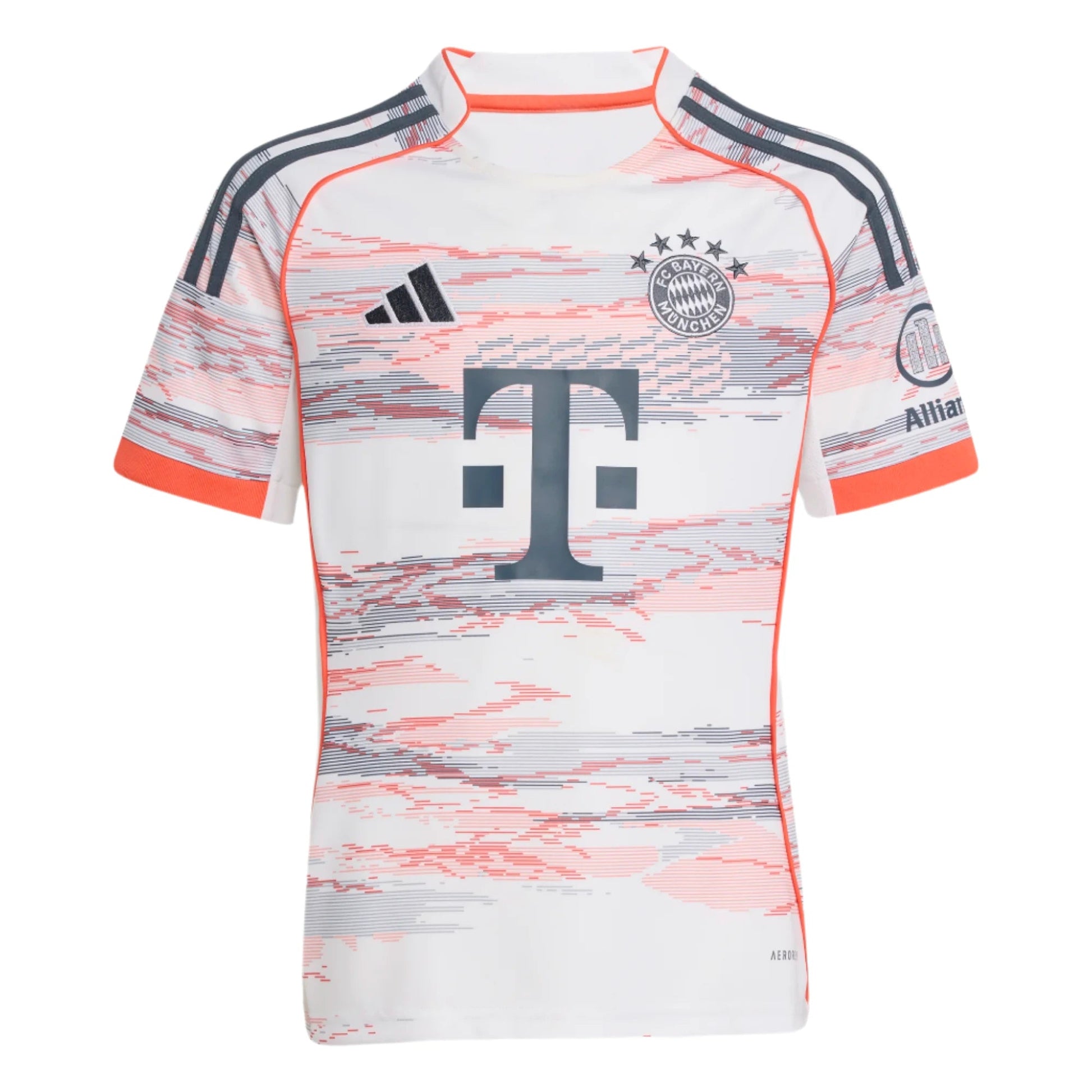 adidas 2025-26 Bayern Munich Youth Stadium Away Soccer Jersey (Front)