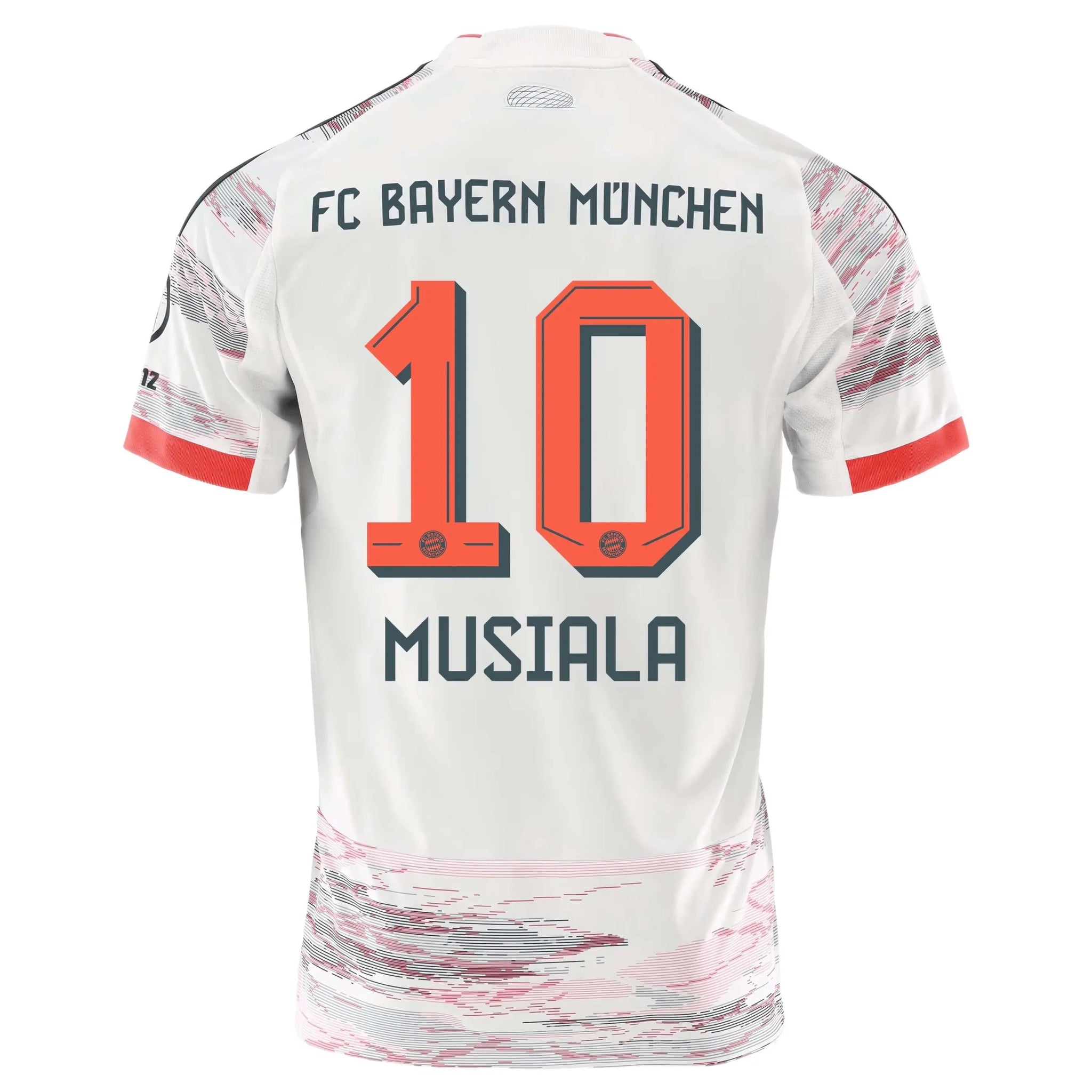 adidas 2025-26 Bayern Munich Mens Stadium Away Soccer Jersey (Musiala)