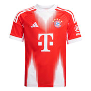 adidas 2025-26 Bayern Munich Youth Stadium Home Soccer Jersey (Front)