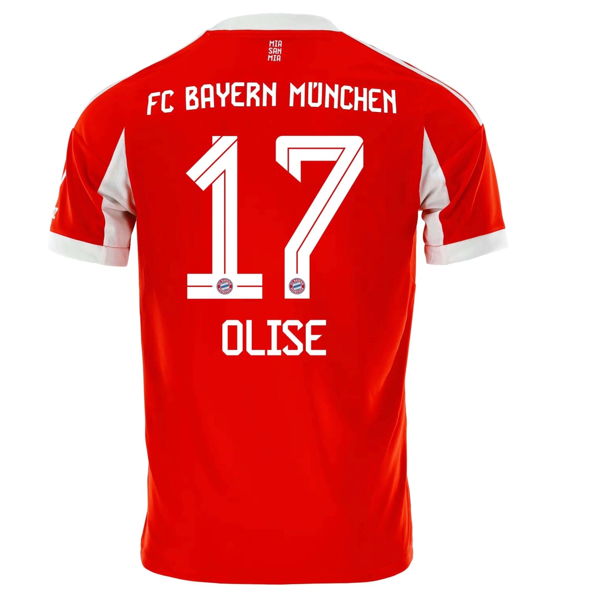 adidas 2025-26 Bayern Munich Men's Stadium Home Soccer Jersey (Olise)