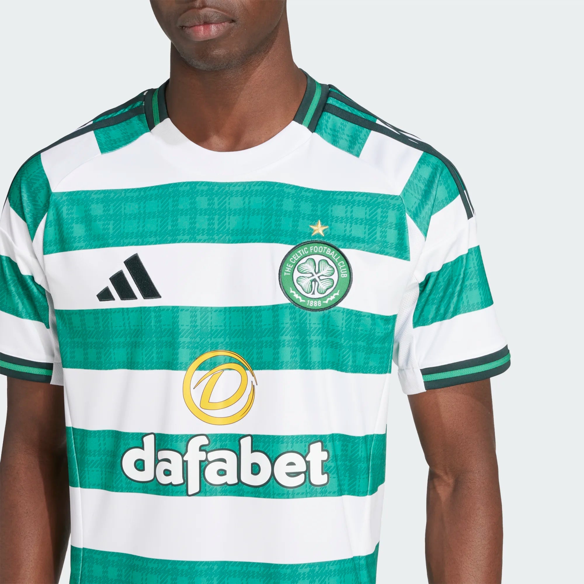 adidas 2025-26 Celtic Men's Stadium Home Soccer Jersey (Detail 2)