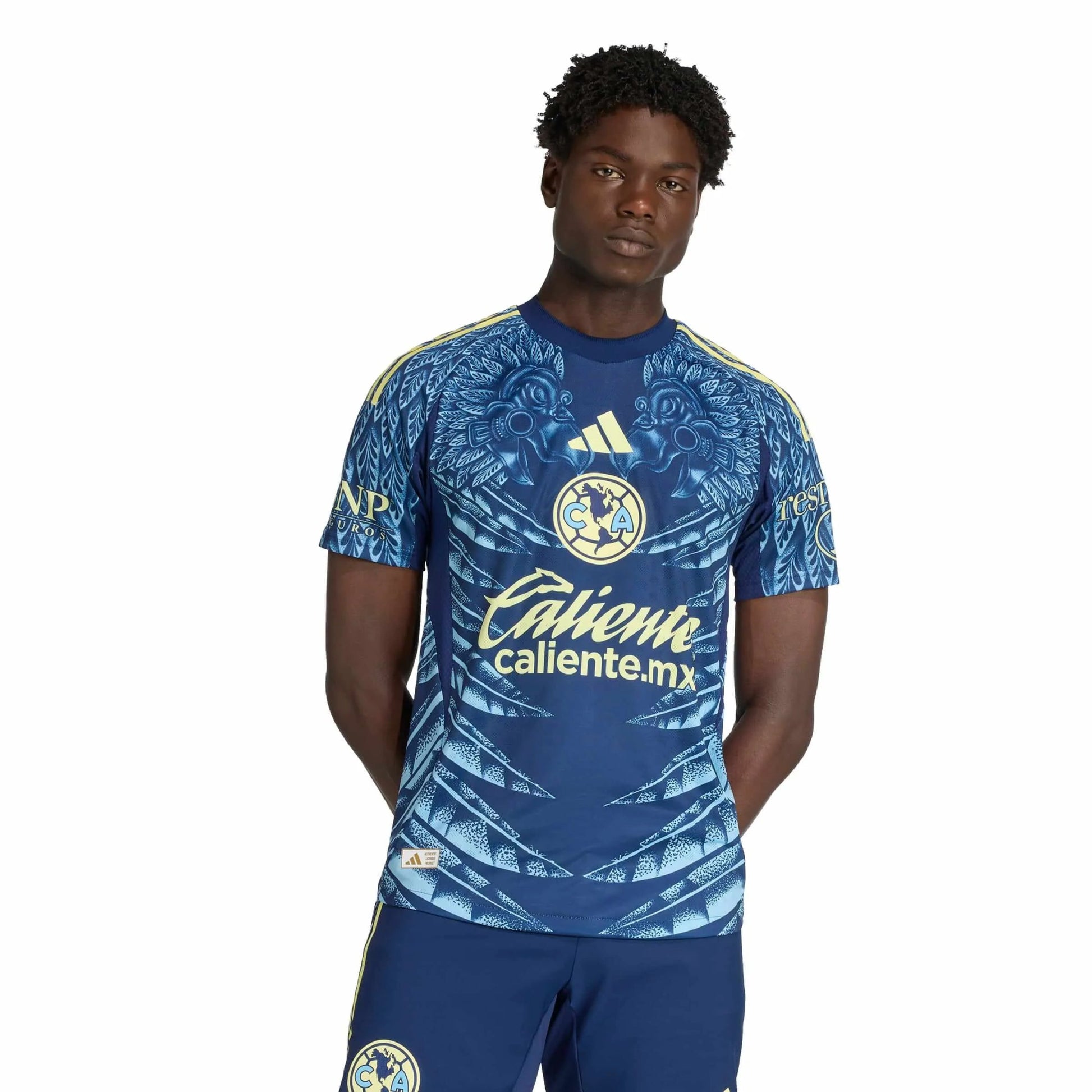 adidas 2025-26 Club America Men's Authentic Away Soccer Jersey (Model - Front)