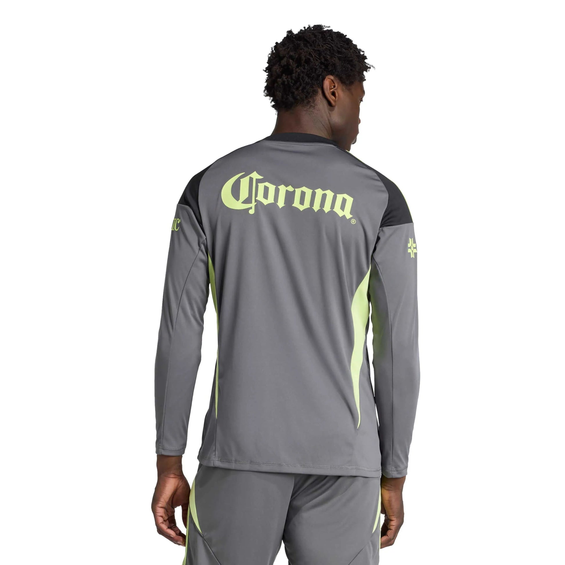 adidas 2025-26 Club America Men's Goalkeeper Long-Sleeve Soccer Jersey (Model - Back)