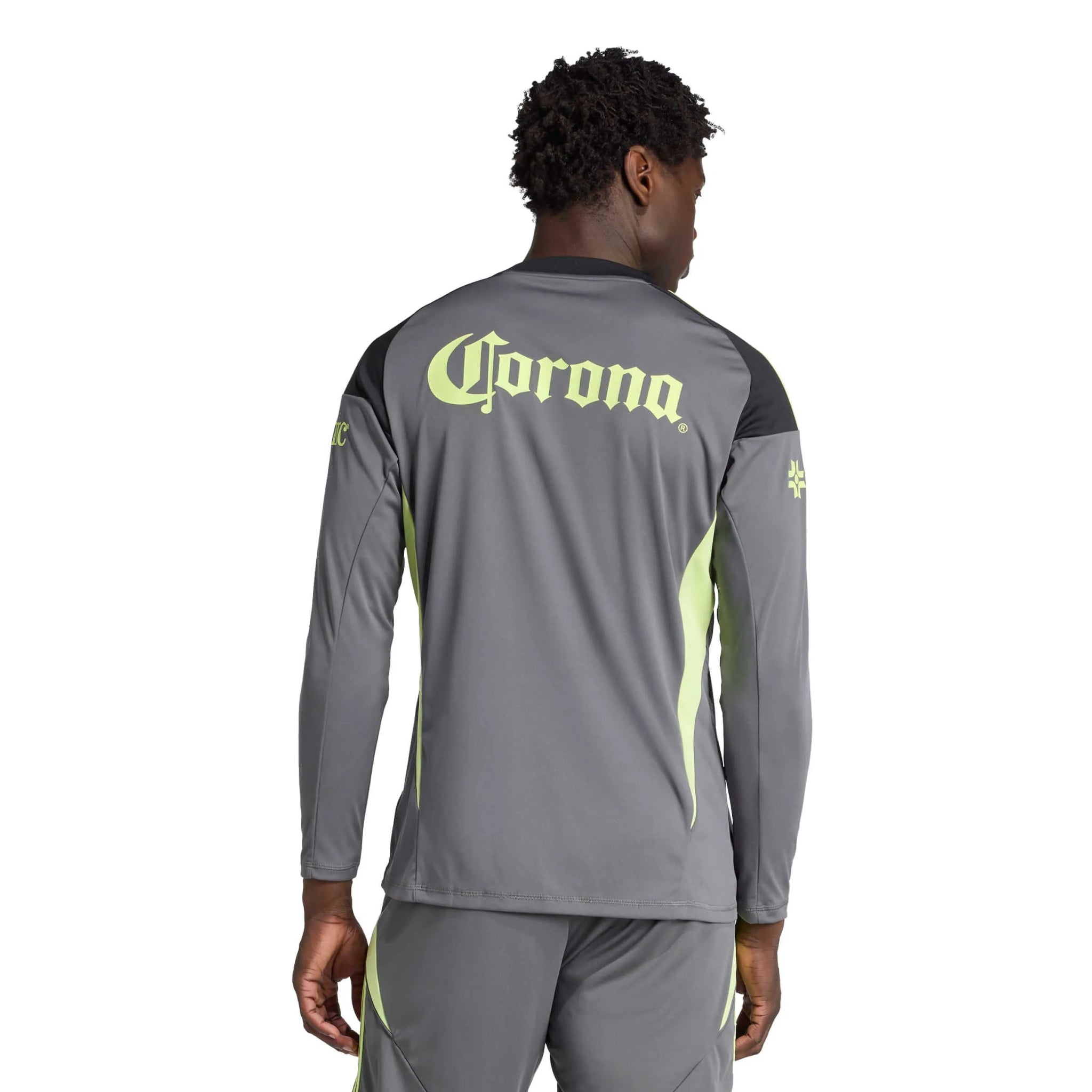 adidas 2025-26 Club America Men's Goalkeeper Long-Sleeve Soccer Jersey (Model - Back)