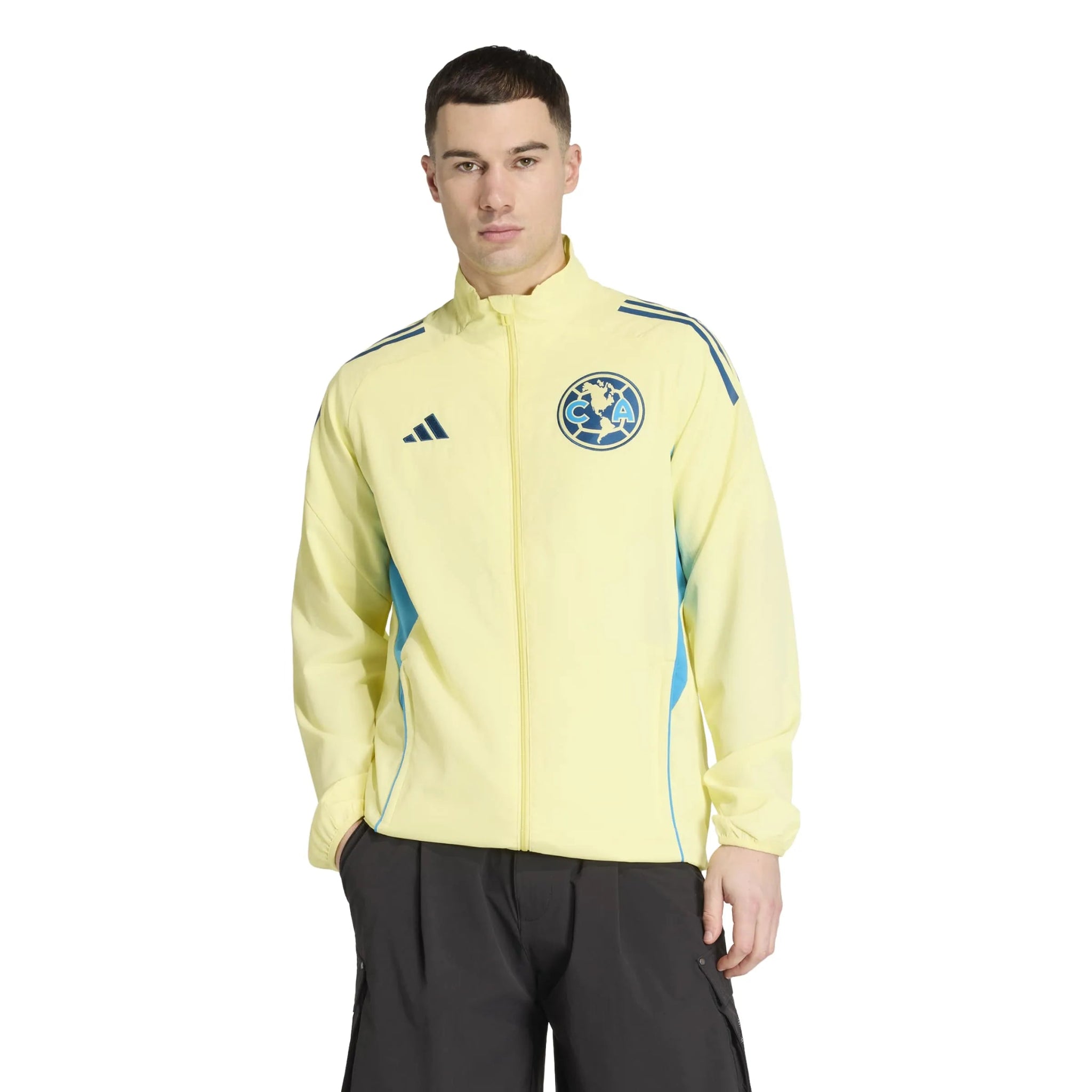 adidas 2025-26 Club America Men's Prematch Jacket (Model - Front)