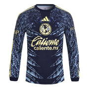 adidas 2025-26 Club America Men's Stadium Away Long-Sleeve Soccer Jersey (Front)