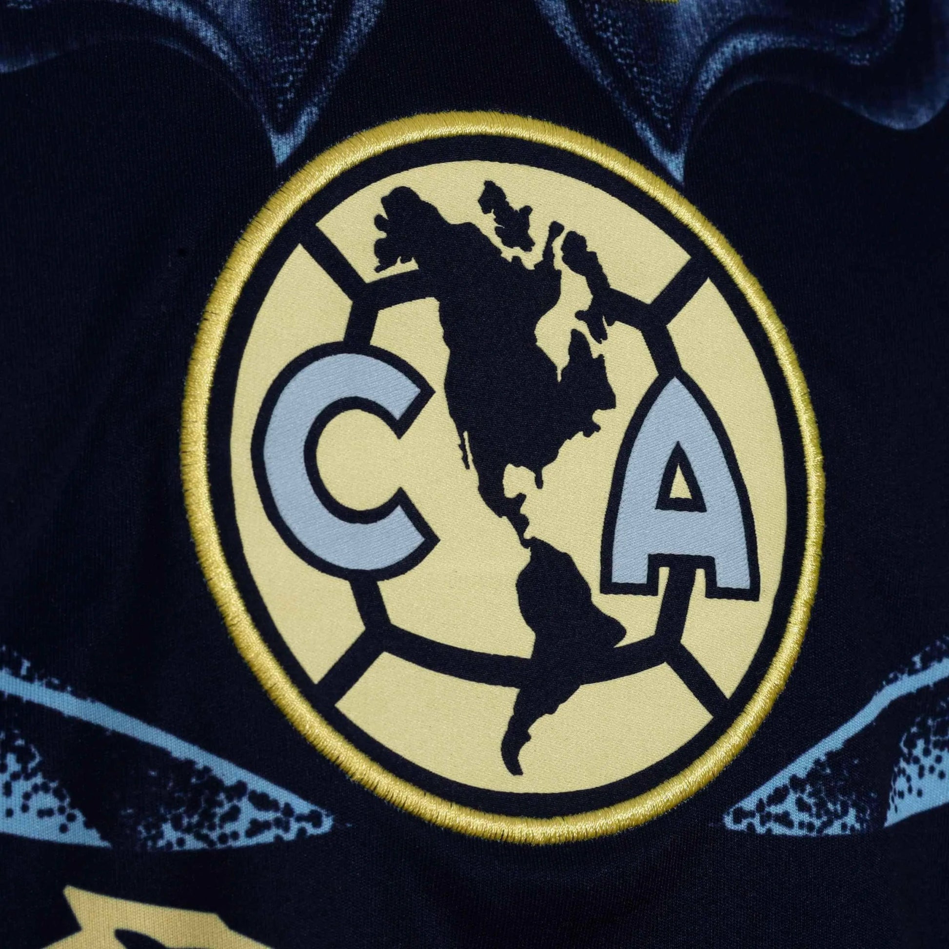 adidas 2025-26 Club America Men's Stadium Away Long-Sleeve Soccer Jersey (Detail 1)