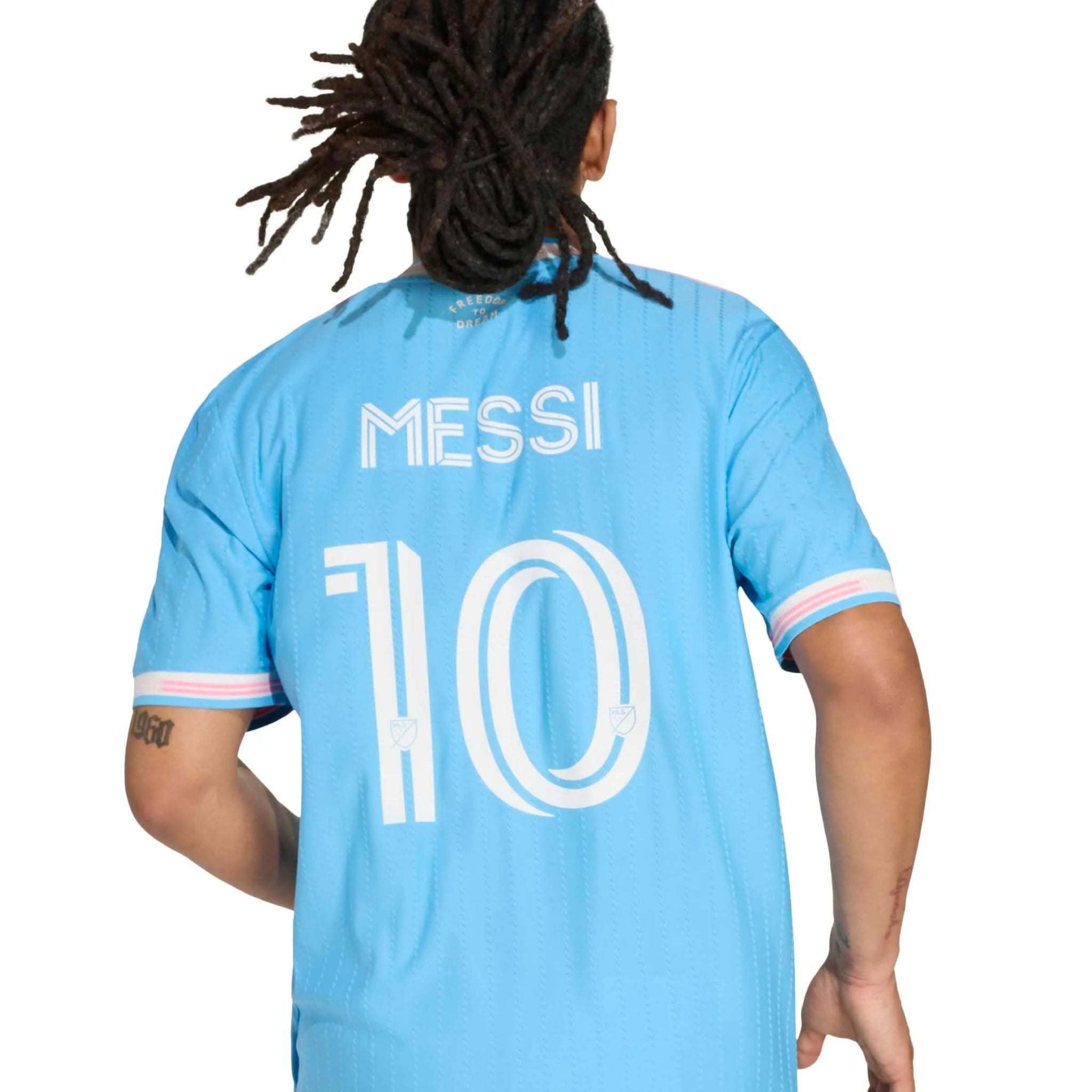 adidas 2025-26 Inter Miami Men's Authentic Third Messi #10 Soccer Jersey (Detail 1)