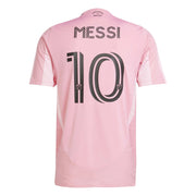 adidas 2025-26 Inter Miami Men's Messi #10 Authentic Home Soccer Jersey (Back)