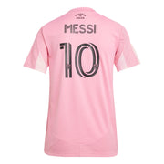 adidas 2025-26 Inter Miami Women's Messi #10 Stadium Home Jersey (Back)